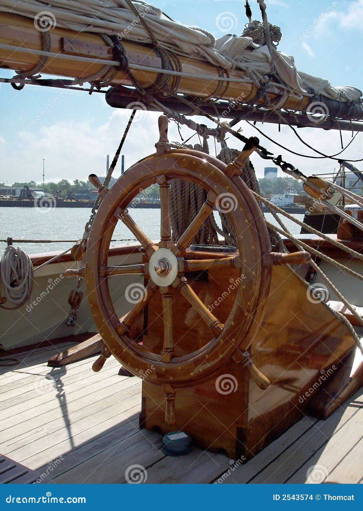Ship Wheel stock photo. Image of sails, docked, historical 