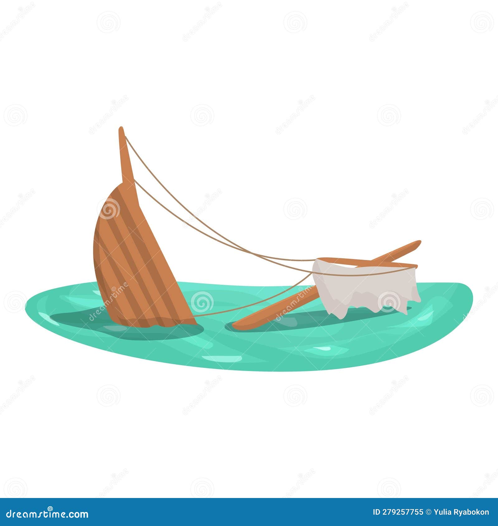 Cartoon Broken Boat Stock Illustrations – 339 Cartoon Broken Boat