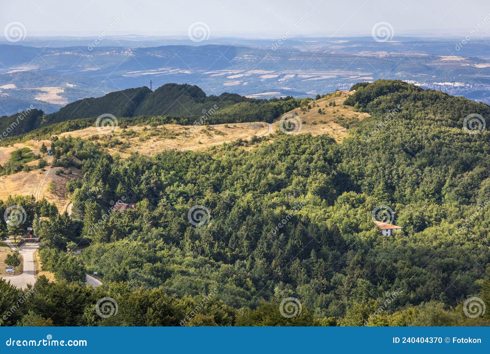 shipka mountain pass in balkan mountains, bulgaria