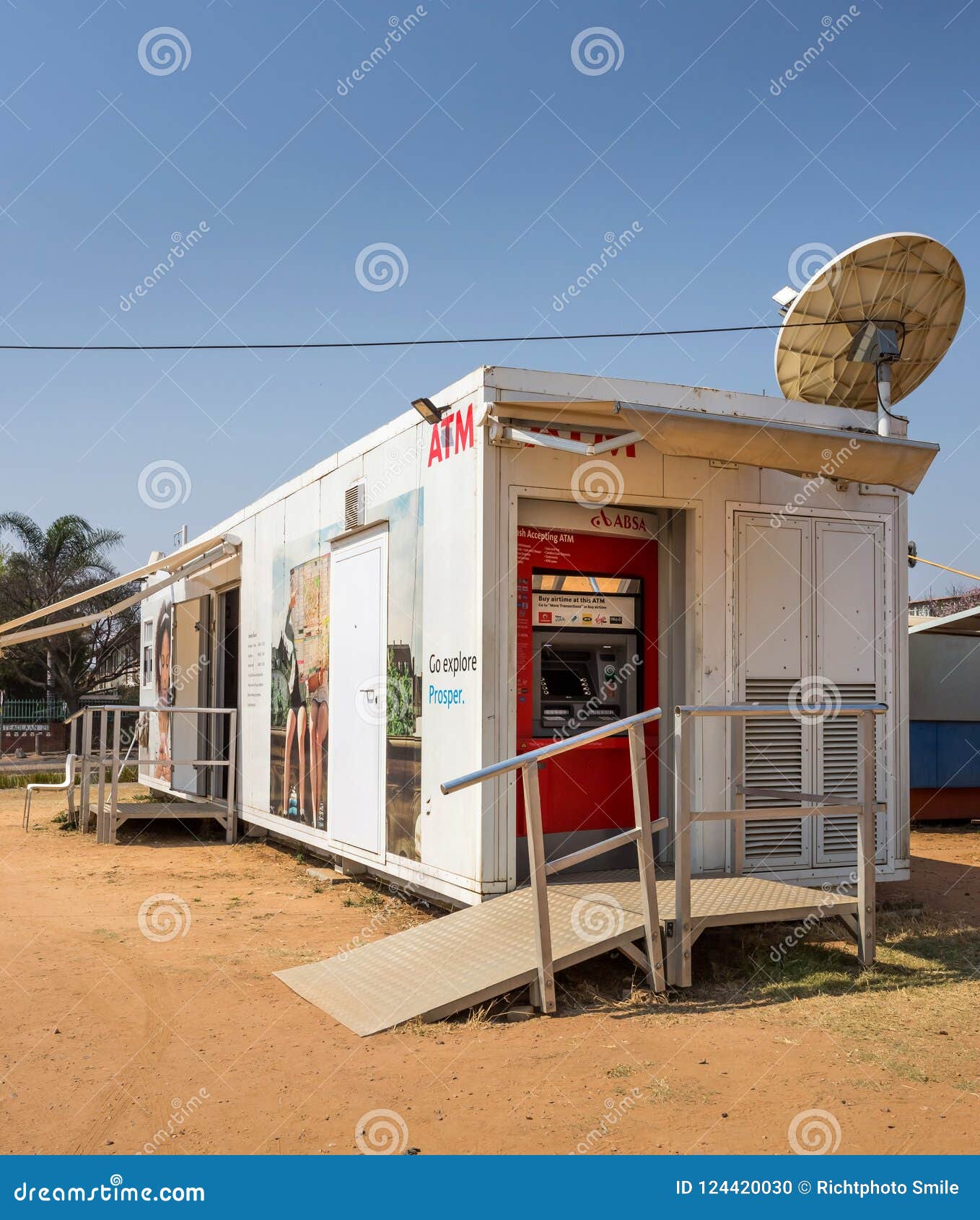 Shipping Container Converted Into Bank Editorial Image Image Of