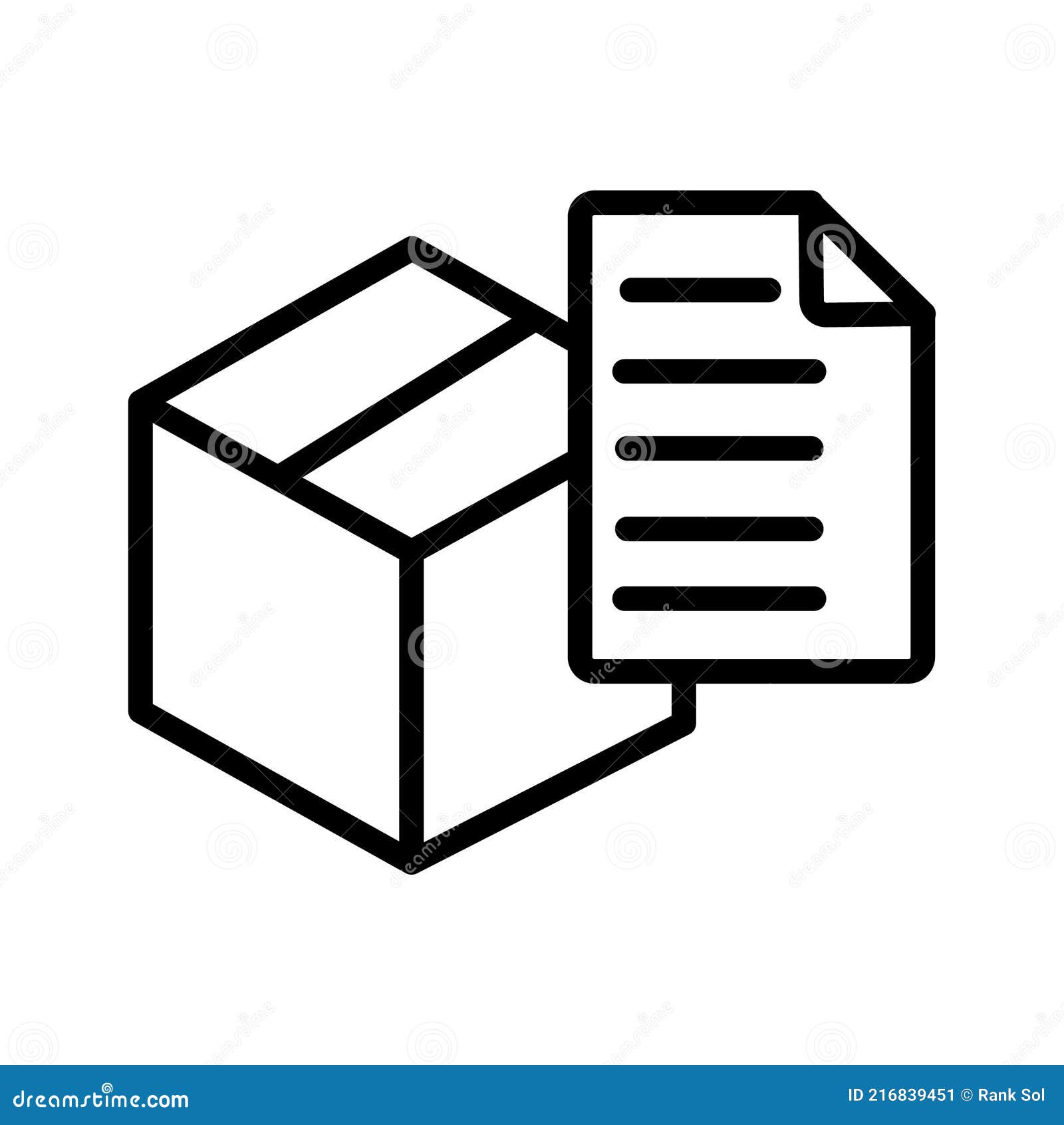 shipping detail   icon which can easily modify or edit