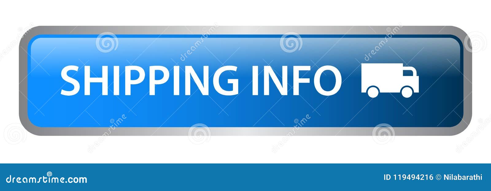 shipping info web button