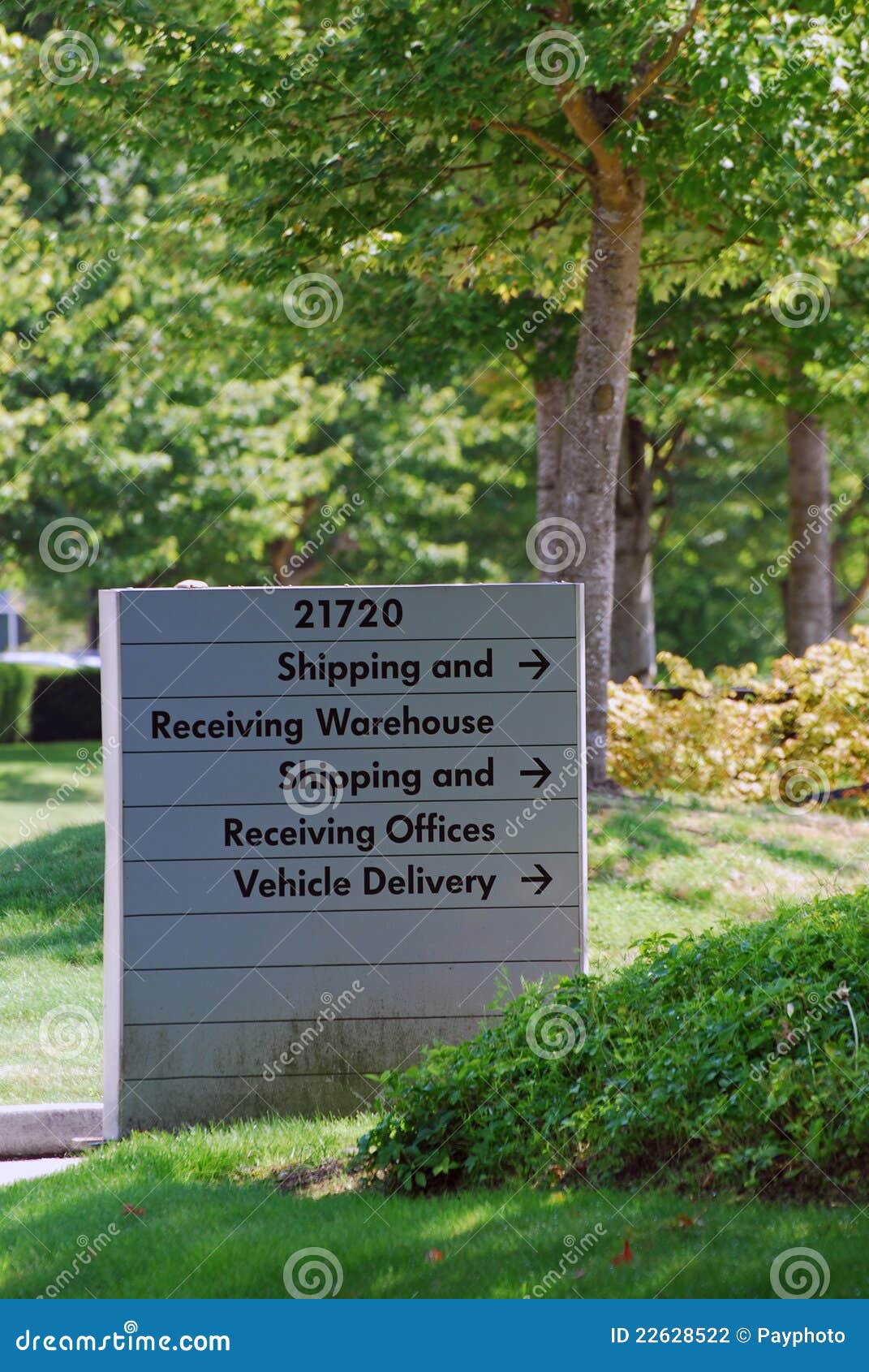 Shipping and Receiving Warehouse Sign Stock Photo Image of receiving