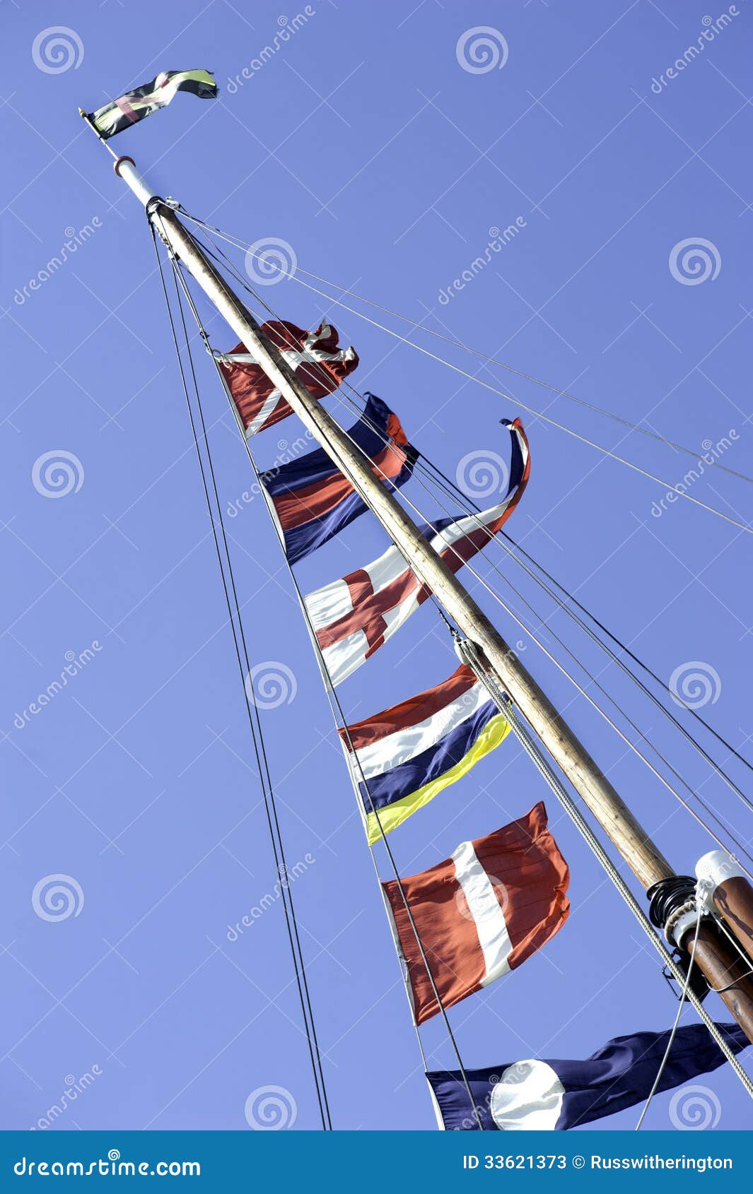 Ships Flags stock image. Image of nautical, blowing, fluttering 33621373