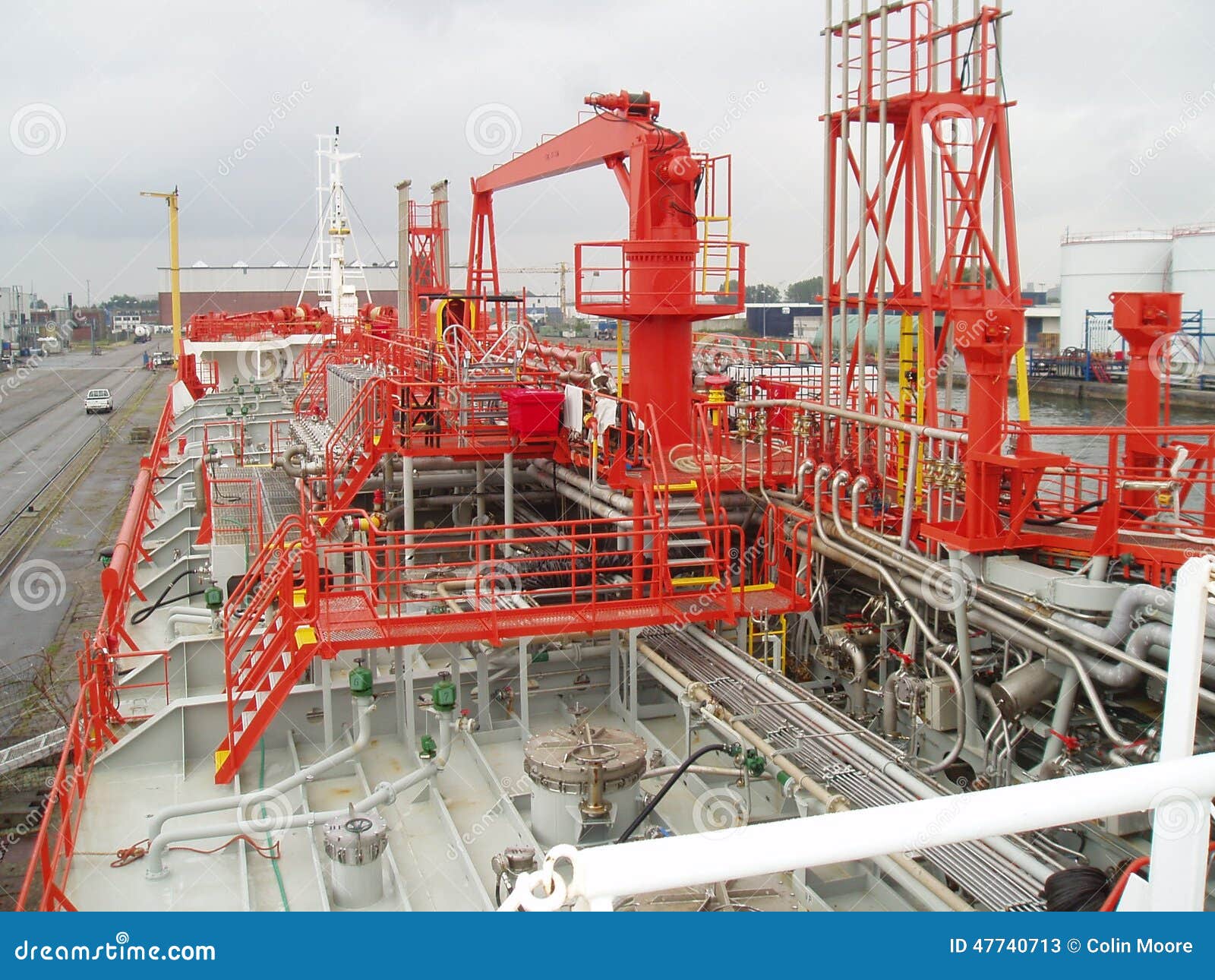 Shipyard stock image. Image of ship, tanker, industry 47740713
