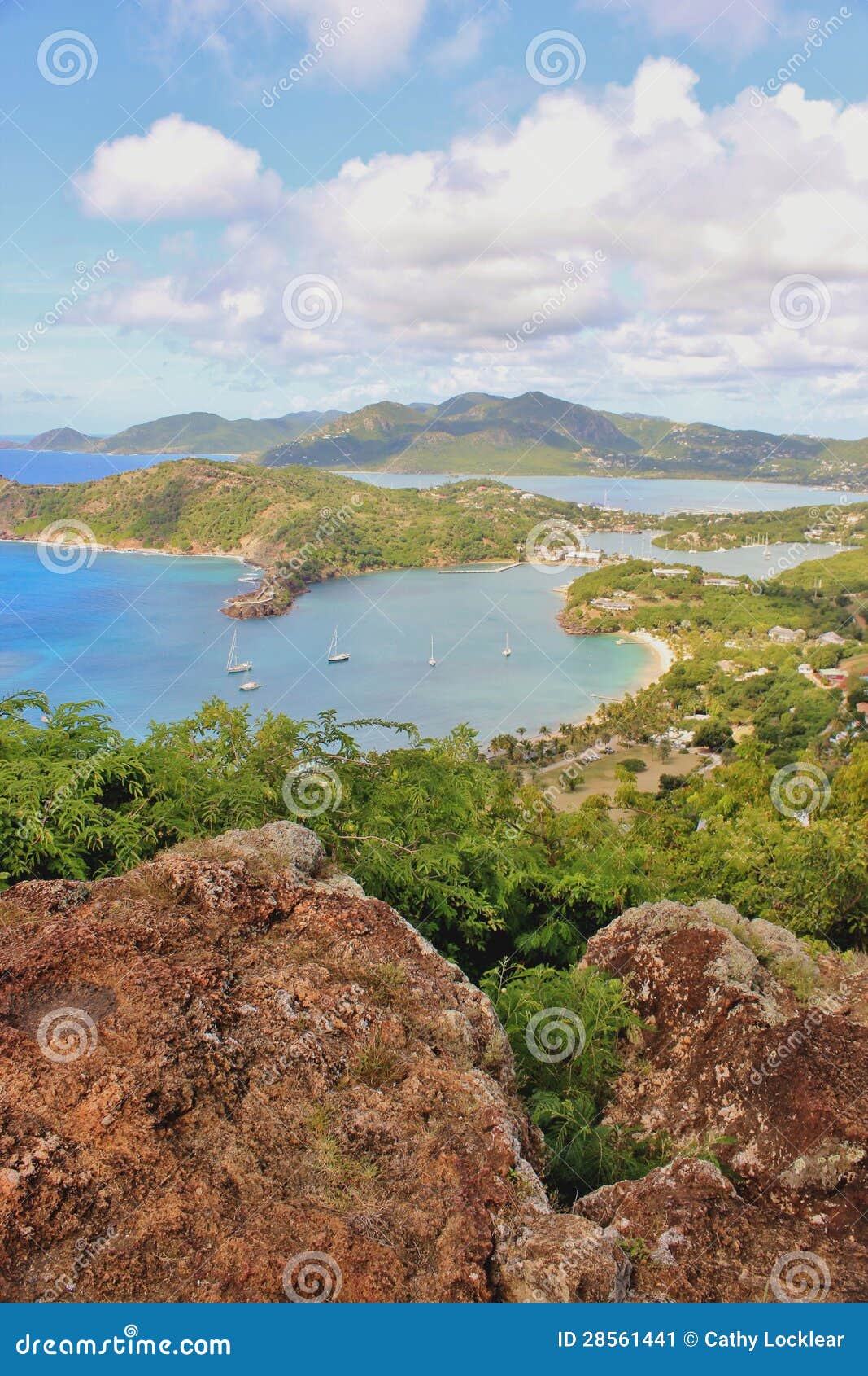 Shirley Heights 2 stock image. Image of island, tranquil - 28561441