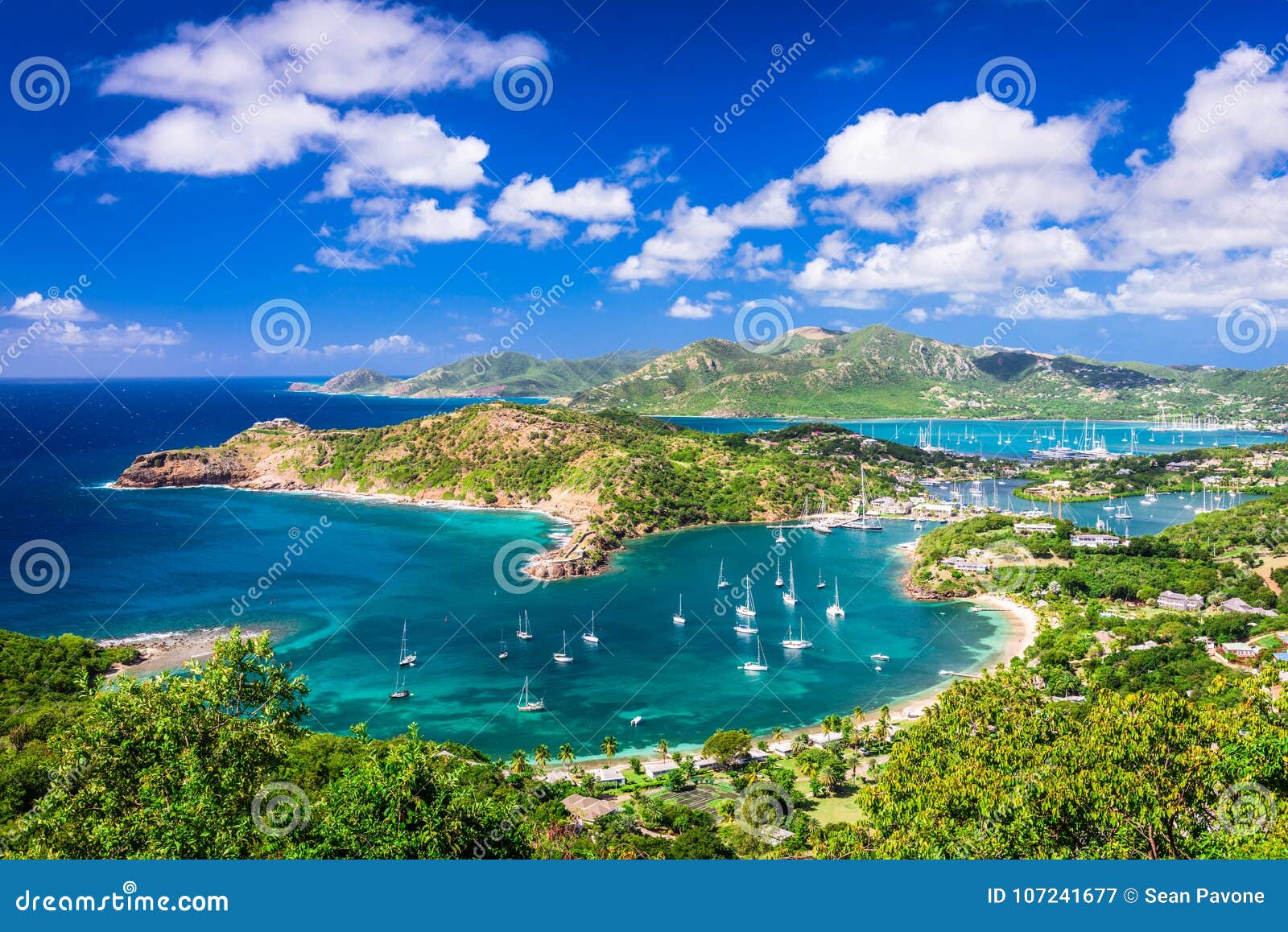 shirley heights, antigua view.