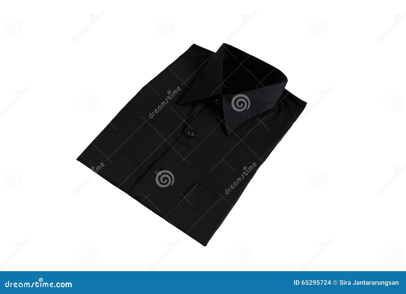 Shirt Isolated on White Background Stock Photo - Image of garment ...