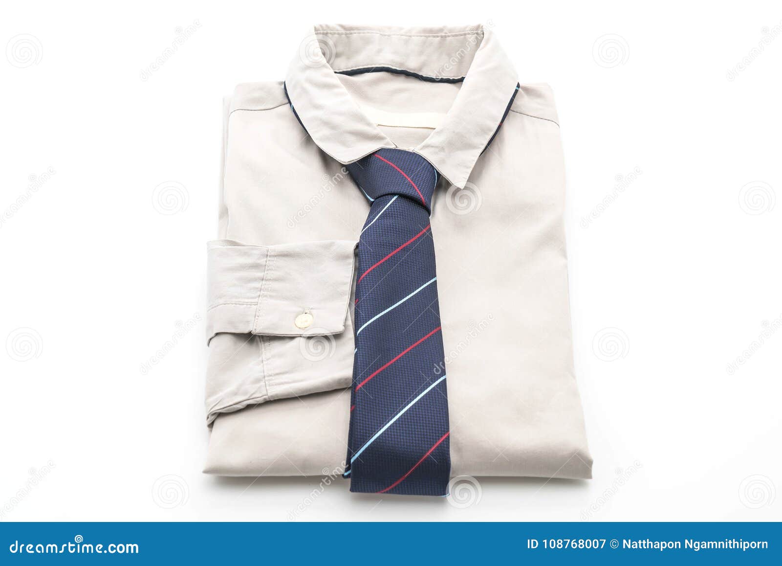 Shirt with necktie stock image. Image of professional - 108768007