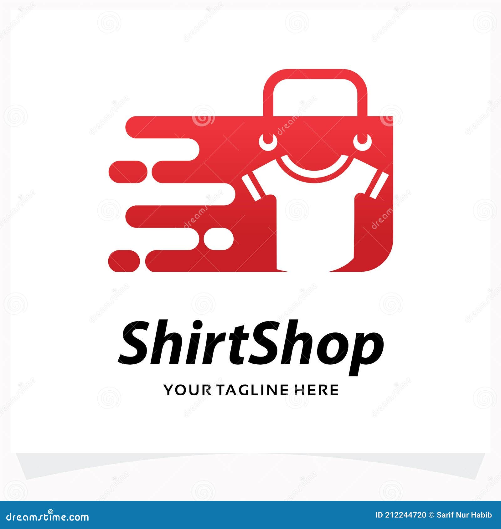 Shirt Shop Logo Template Design Template Stock Vector - Illustration of ...