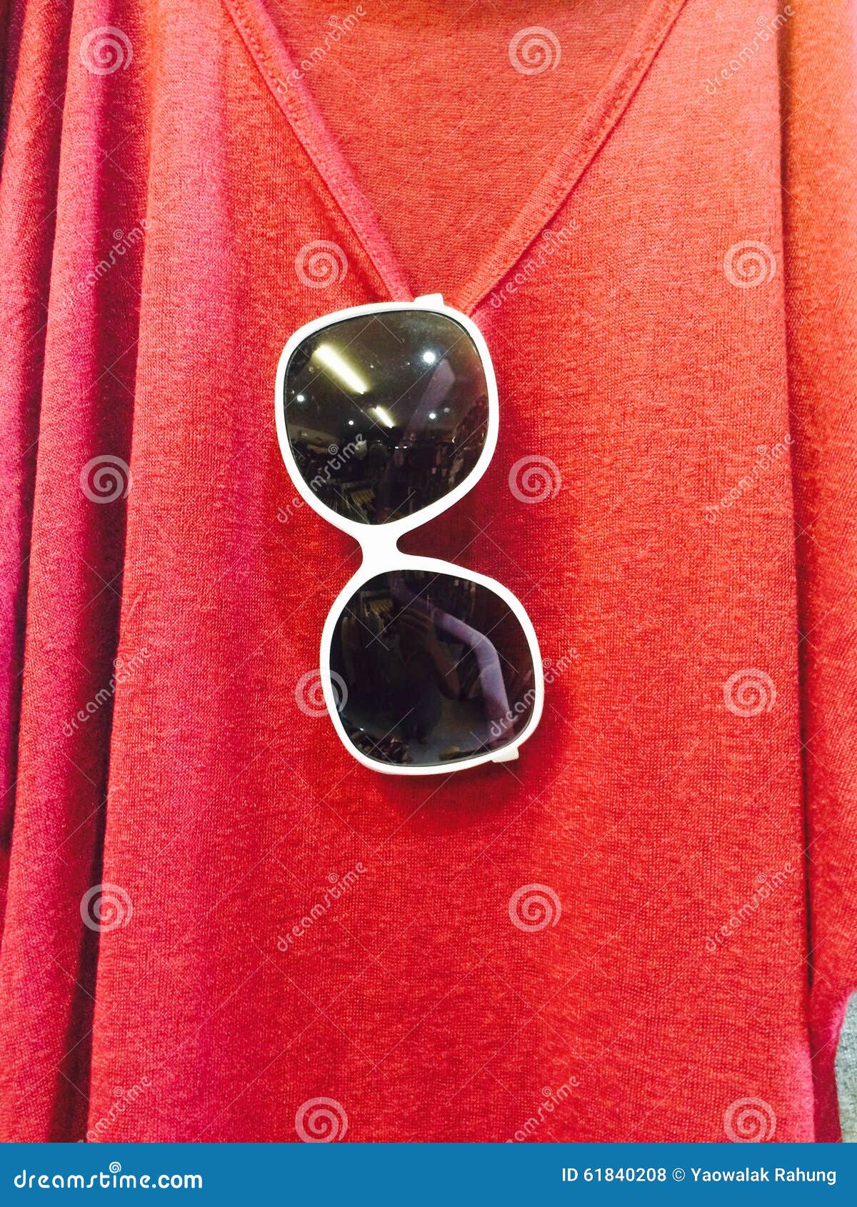 Shirt with sunglasses stock photo. Image of clothes, apparel 61840208