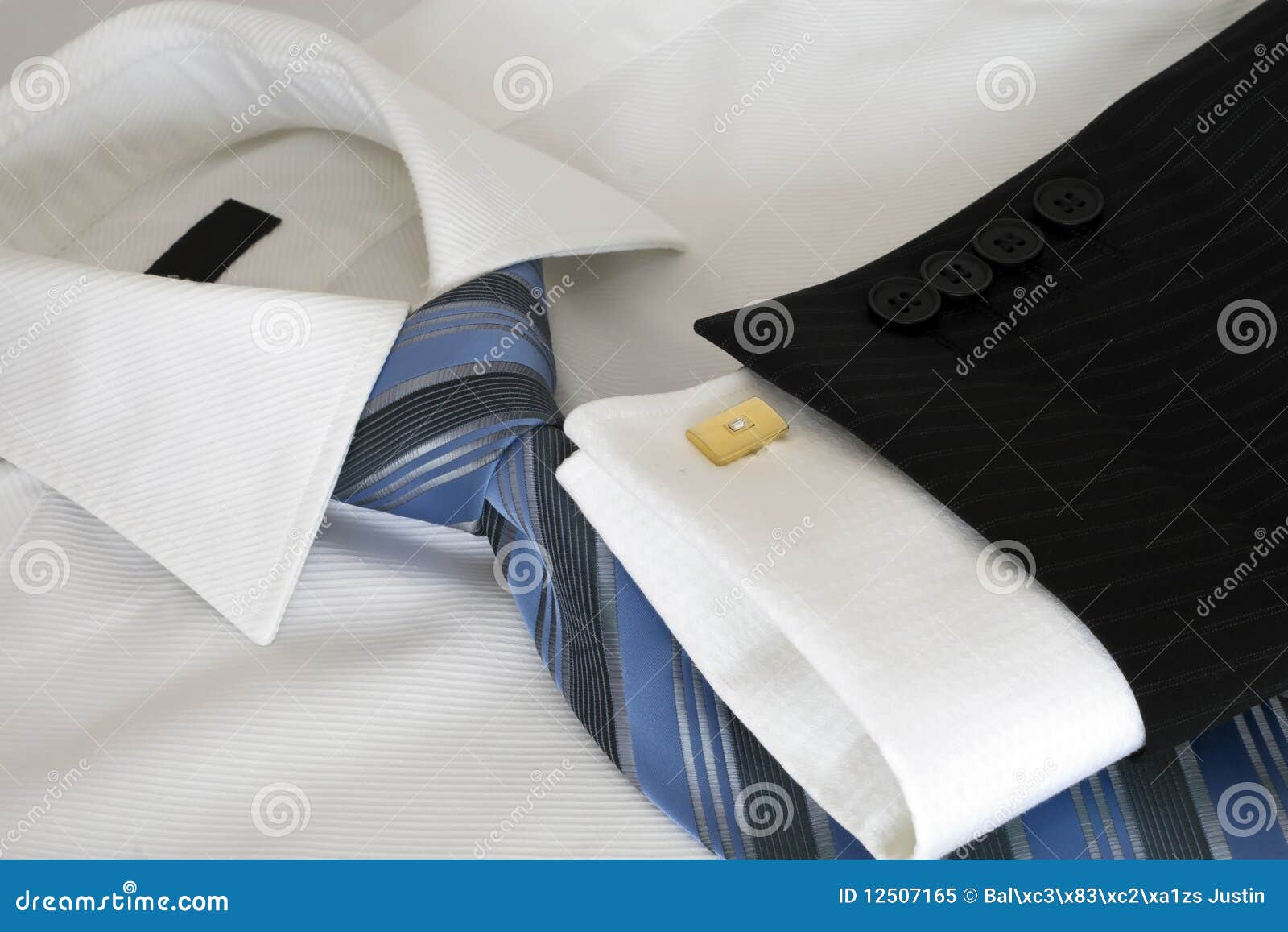 Shirt and tie stock image. Image of dress, luxury, material - 12507165