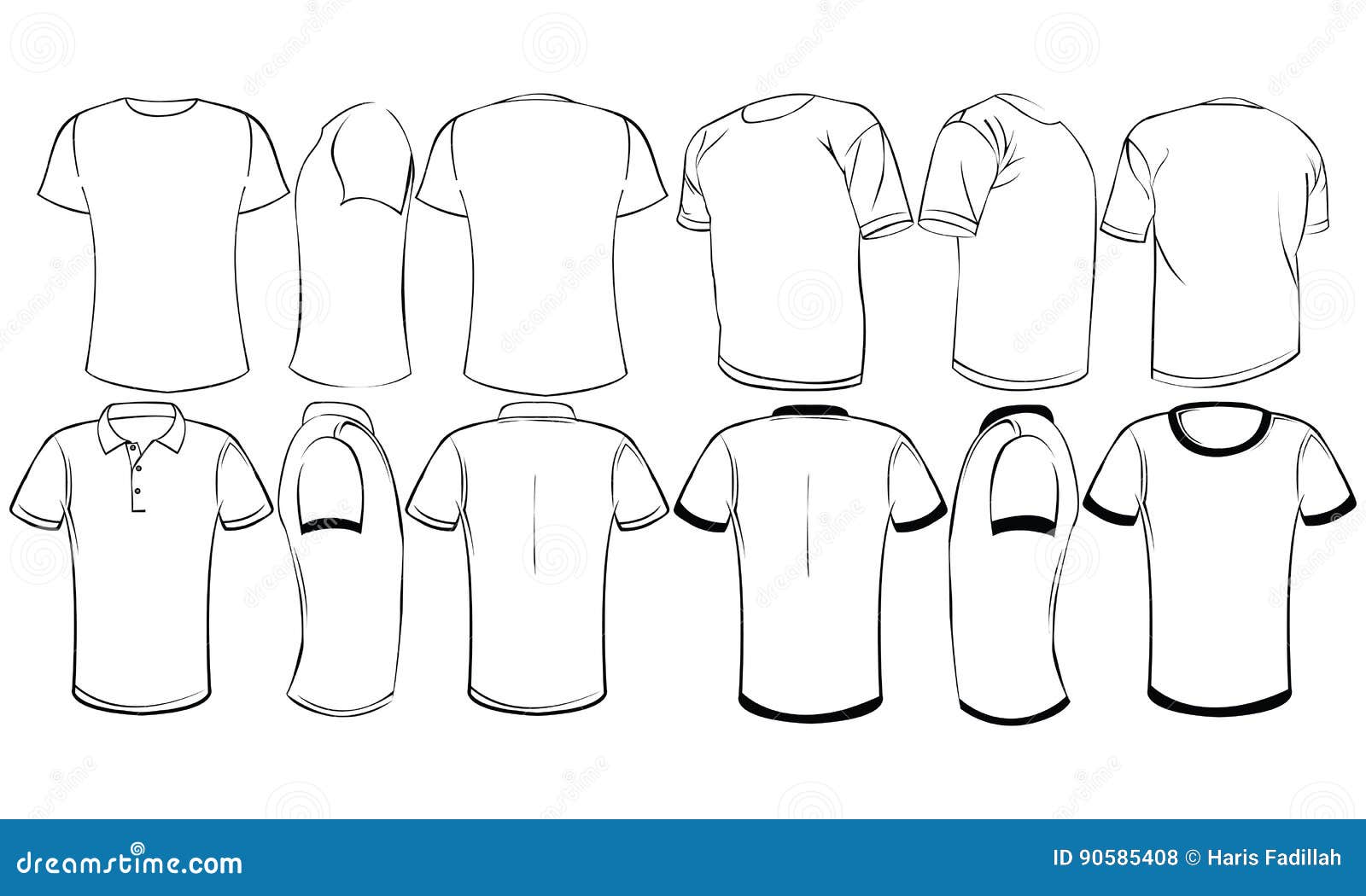 Shirt stock vector. Illustration of posing, collections - 90585408