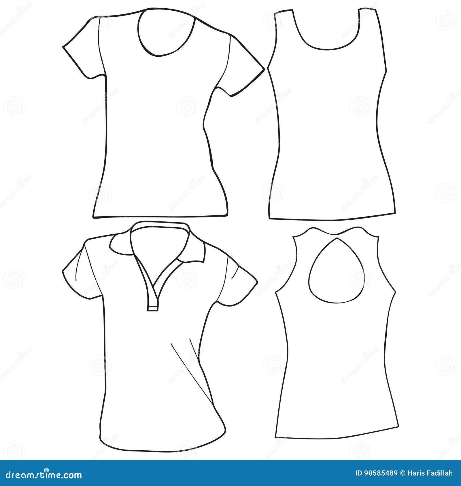 Shirt stock vector. Illustration of back, isolated, cloth - 90585489