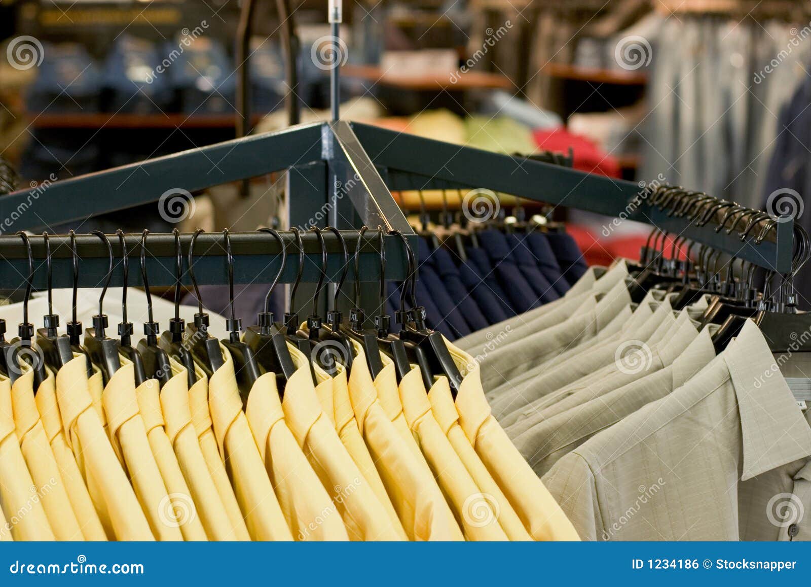 Shirts for sale stock photo. Image of wear, consumer, mens - 1234186