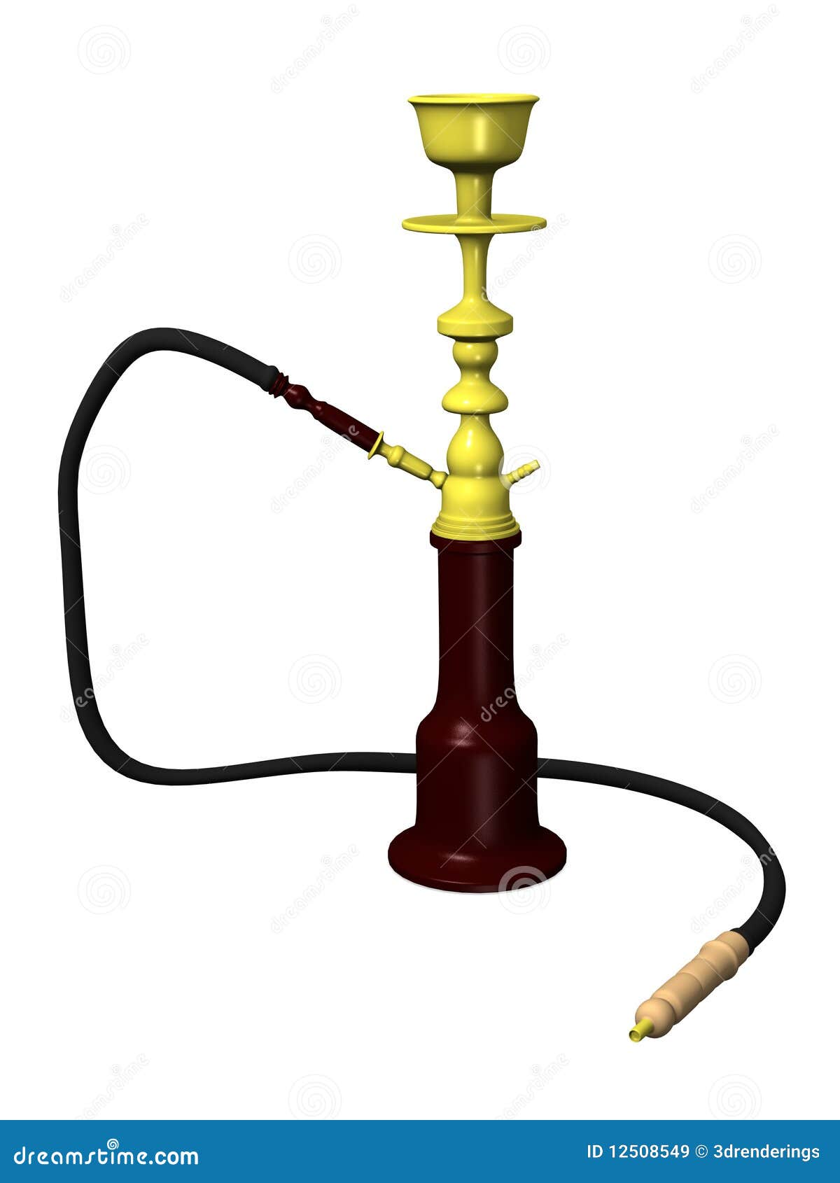 Shisha stock illustration. Illustration of hookah, tabacco 12508549