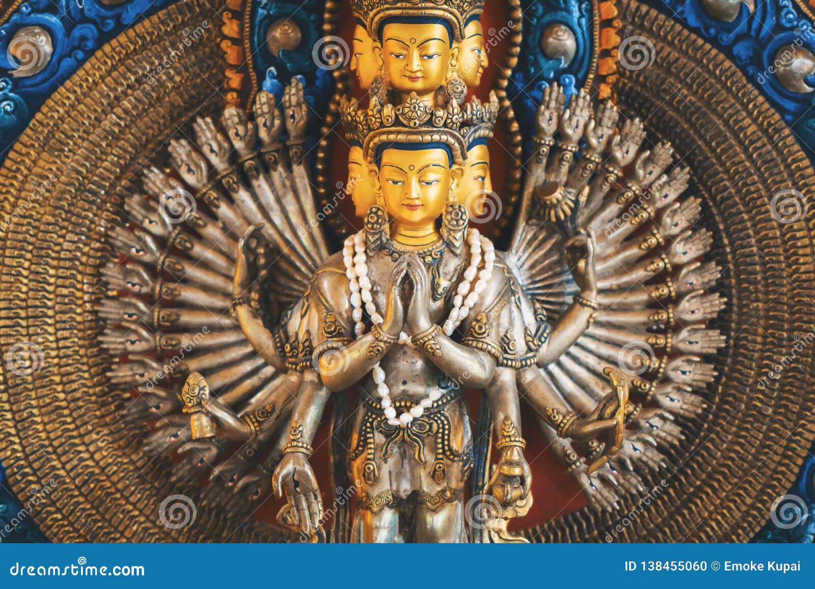 Shiva Depiction budista foto de archivo. Imagen de pintura 138455060