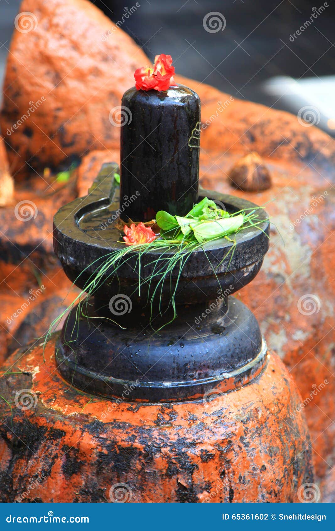 Shiva lingam stock photo. Image of religion, monolith - 65361602