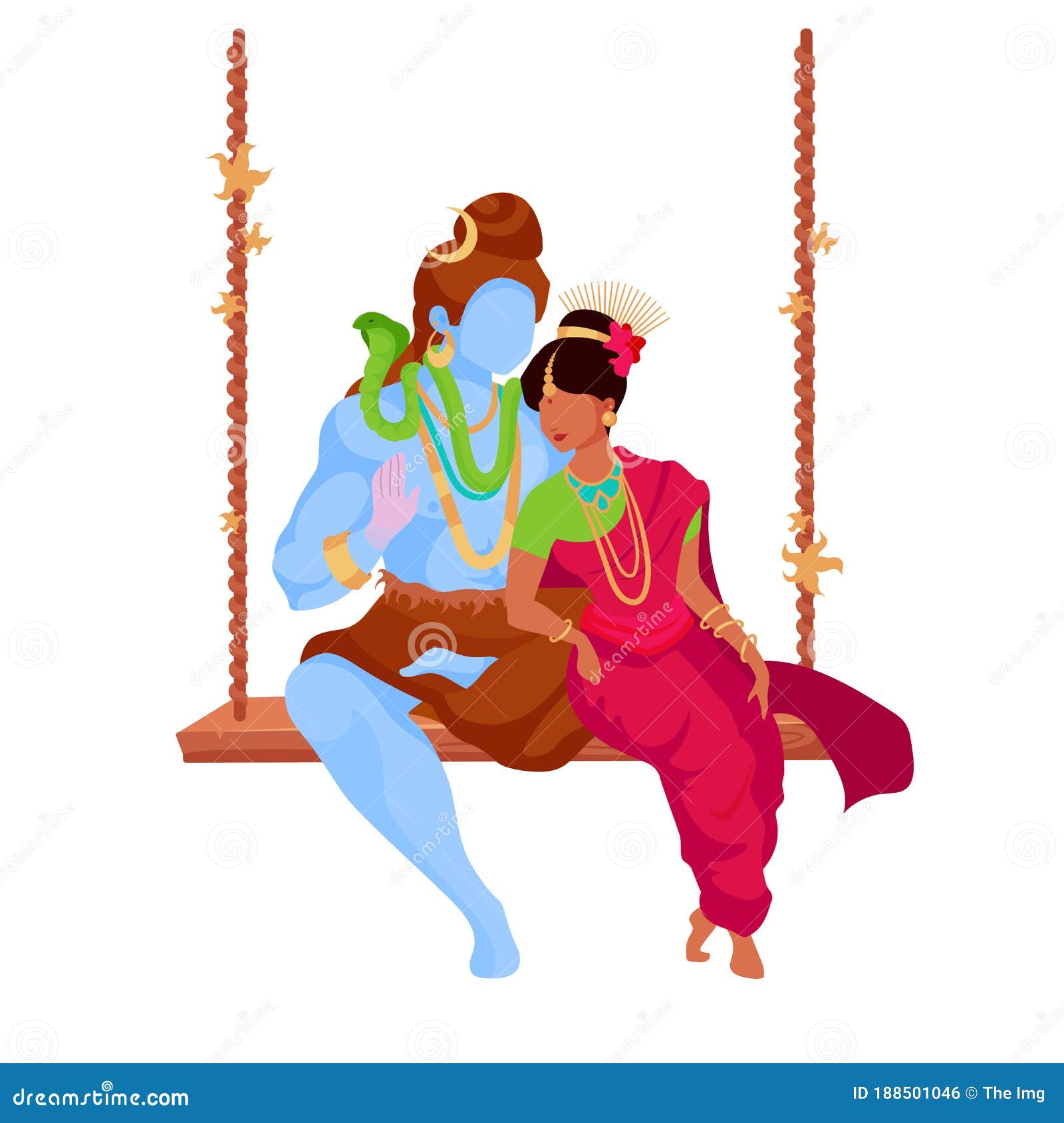 Shiva and Parvati Flat Color Vector Faceless Characters Stock Vector - Illustration of indian, shiva: 188501046 Shiva and Parvati Flat Color Vector Faceless Characters Stock Vector - Illustration of indian, shiva: 188501046