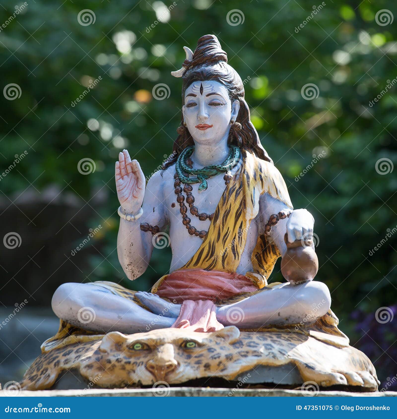 Shiva Statue Outdoor, India Stock Image Image of delhi, hand 47351075