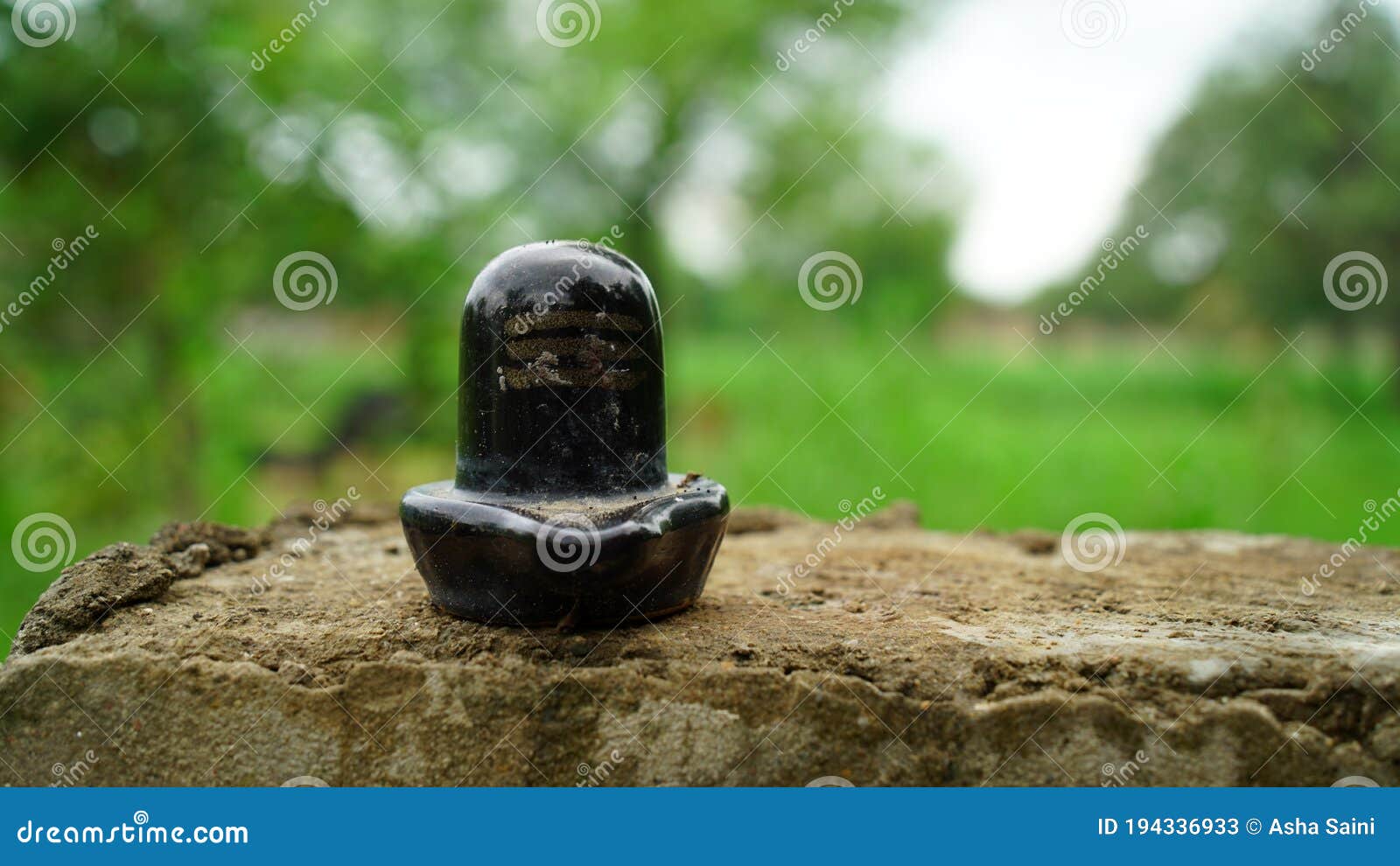 Shivalinga Statue, Also Known of God Shiva, Isolated on Rough ...
