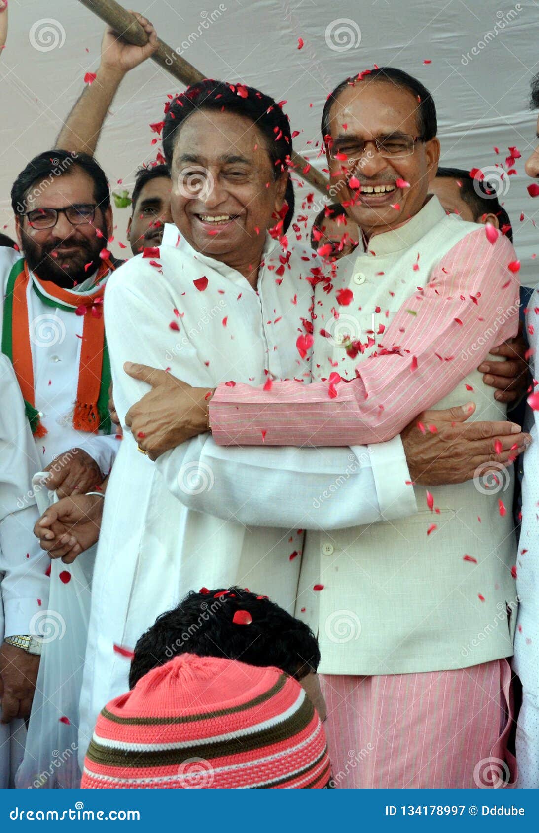 Shivraj Singh Chouhan And Kamal Nath Editorial Photography Image Of Digvijaya Allindia 134178997 