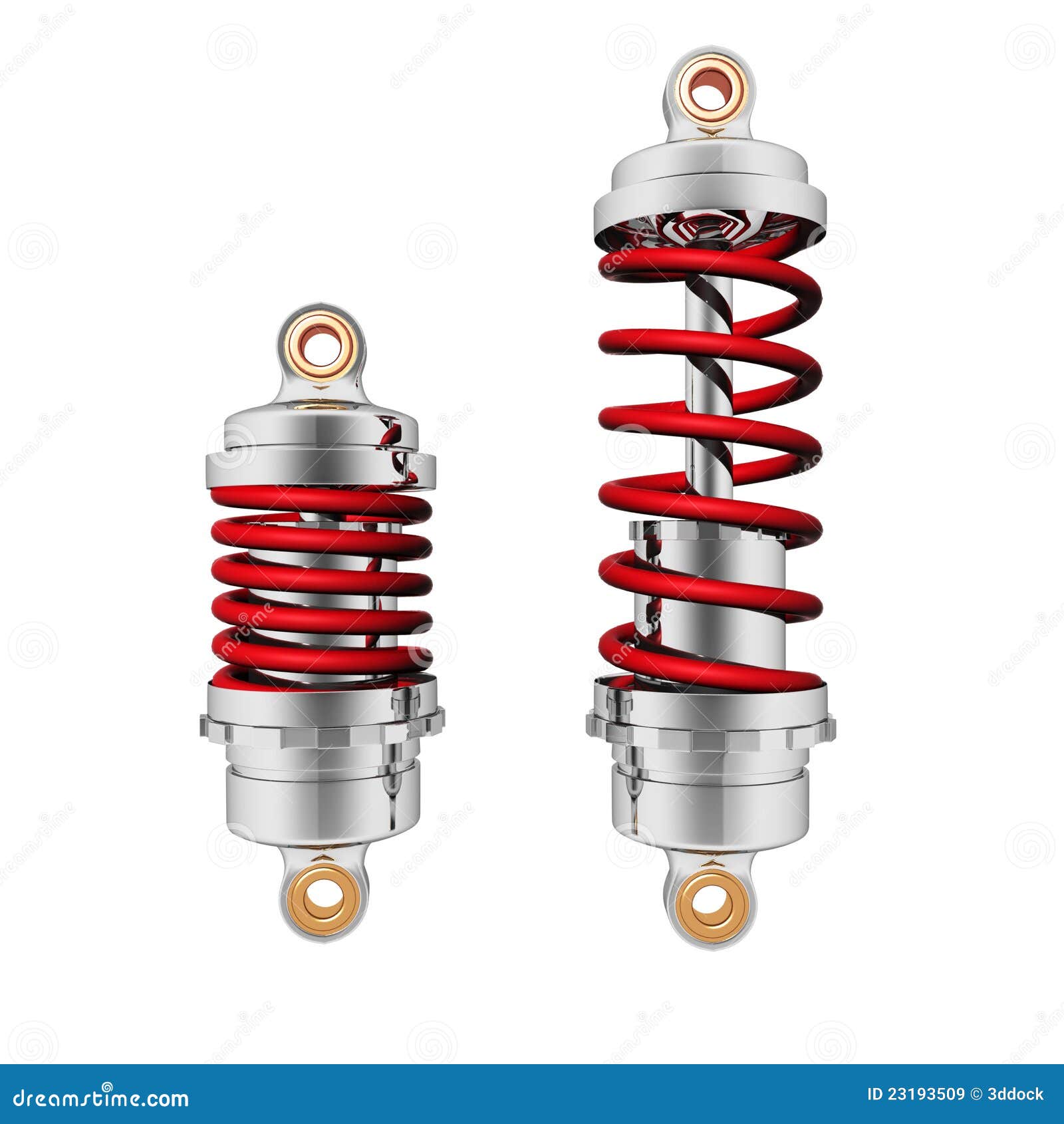 Shockabsorbers RoyaltyFree Stock Photography