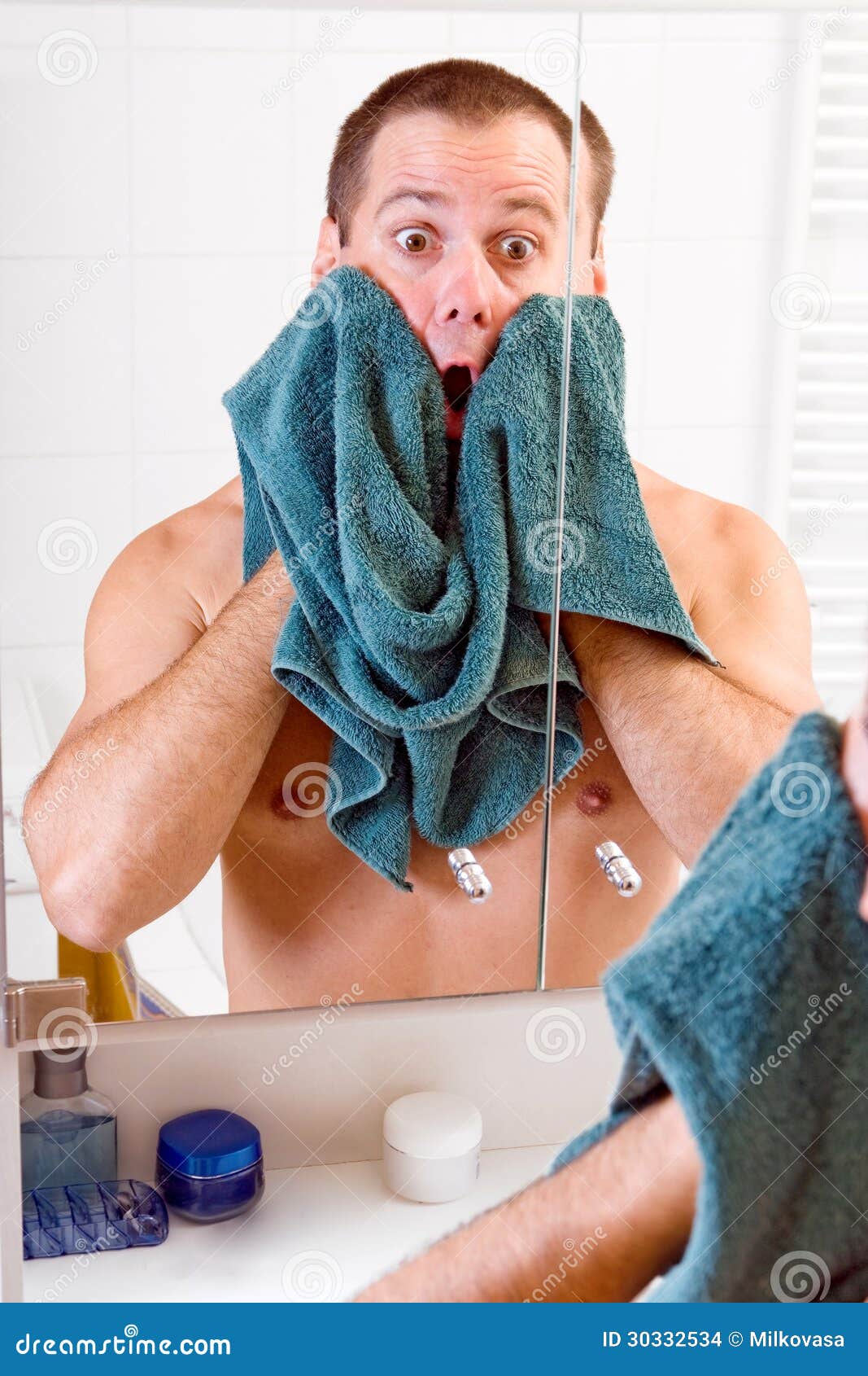 Shock in bathroom stock photo. Image of health, clean 30332534