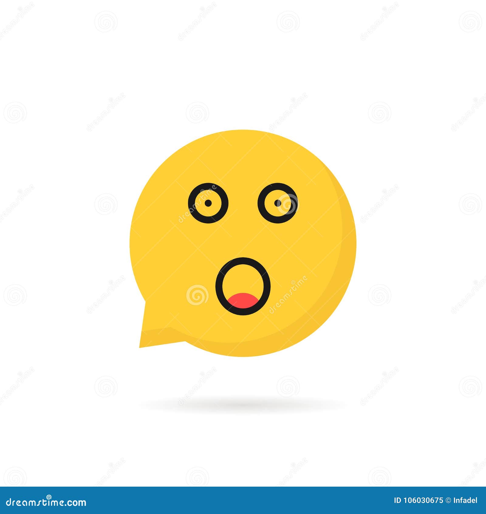 Premium Vector  Cute funny think emoji smile face with question