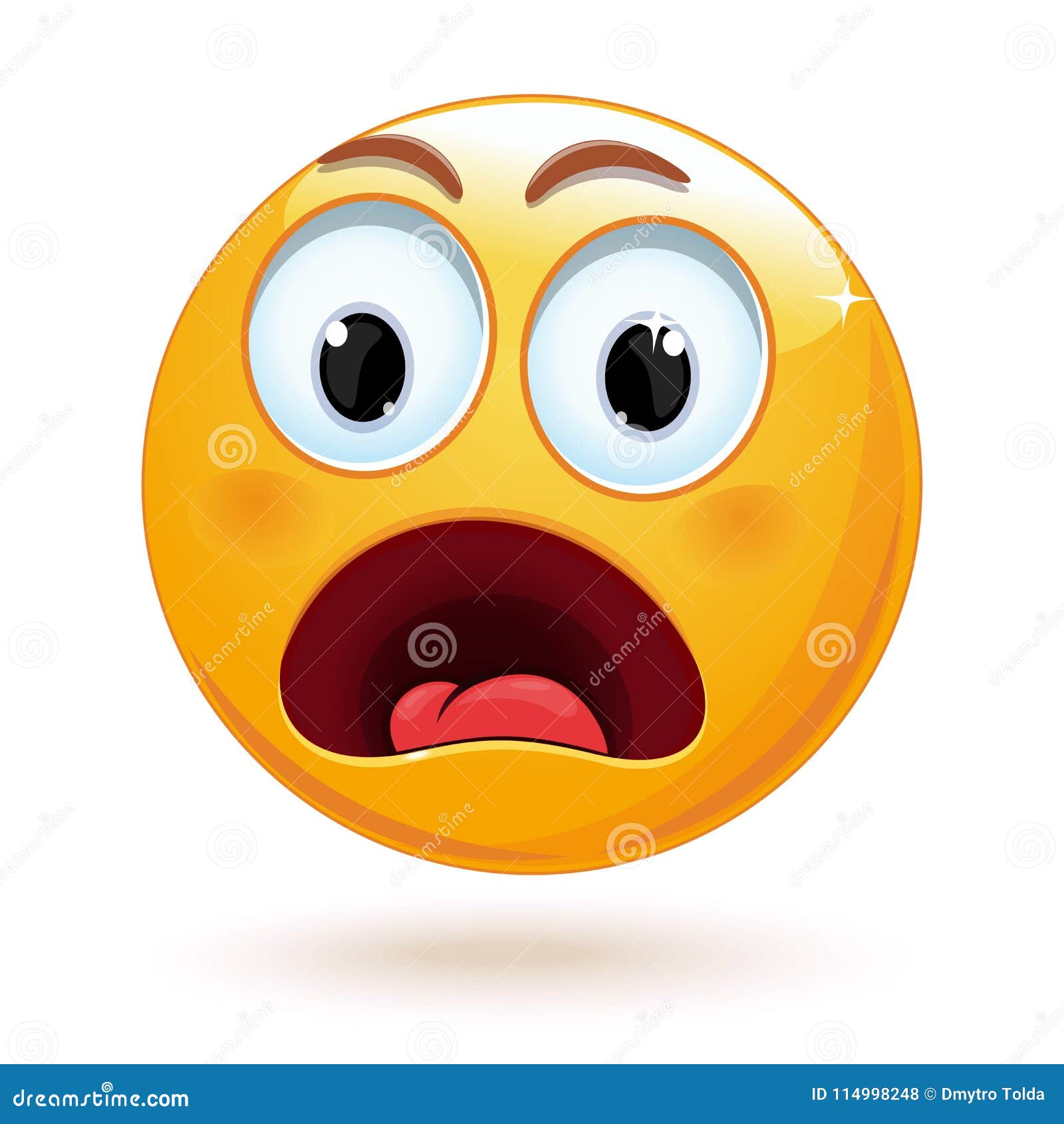 clipart of a surprised face