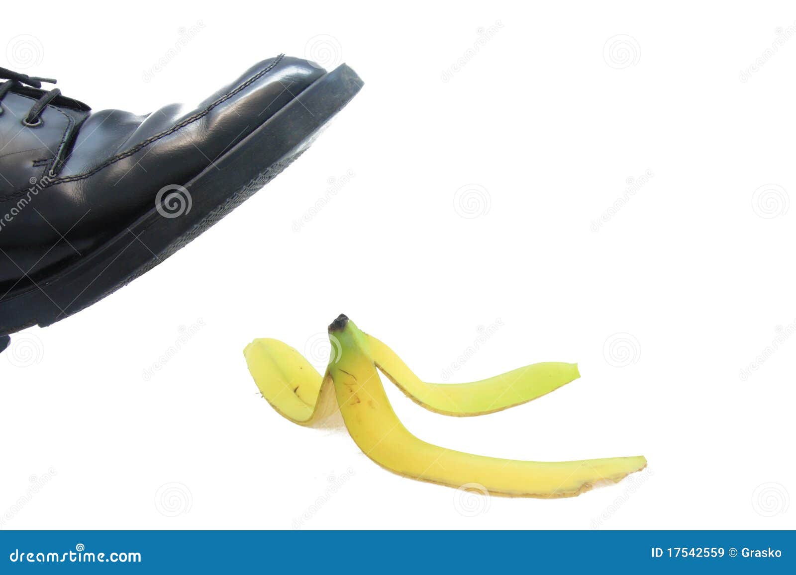 Shoe and banana stock image. Image of dirty, food, boot - 17542559