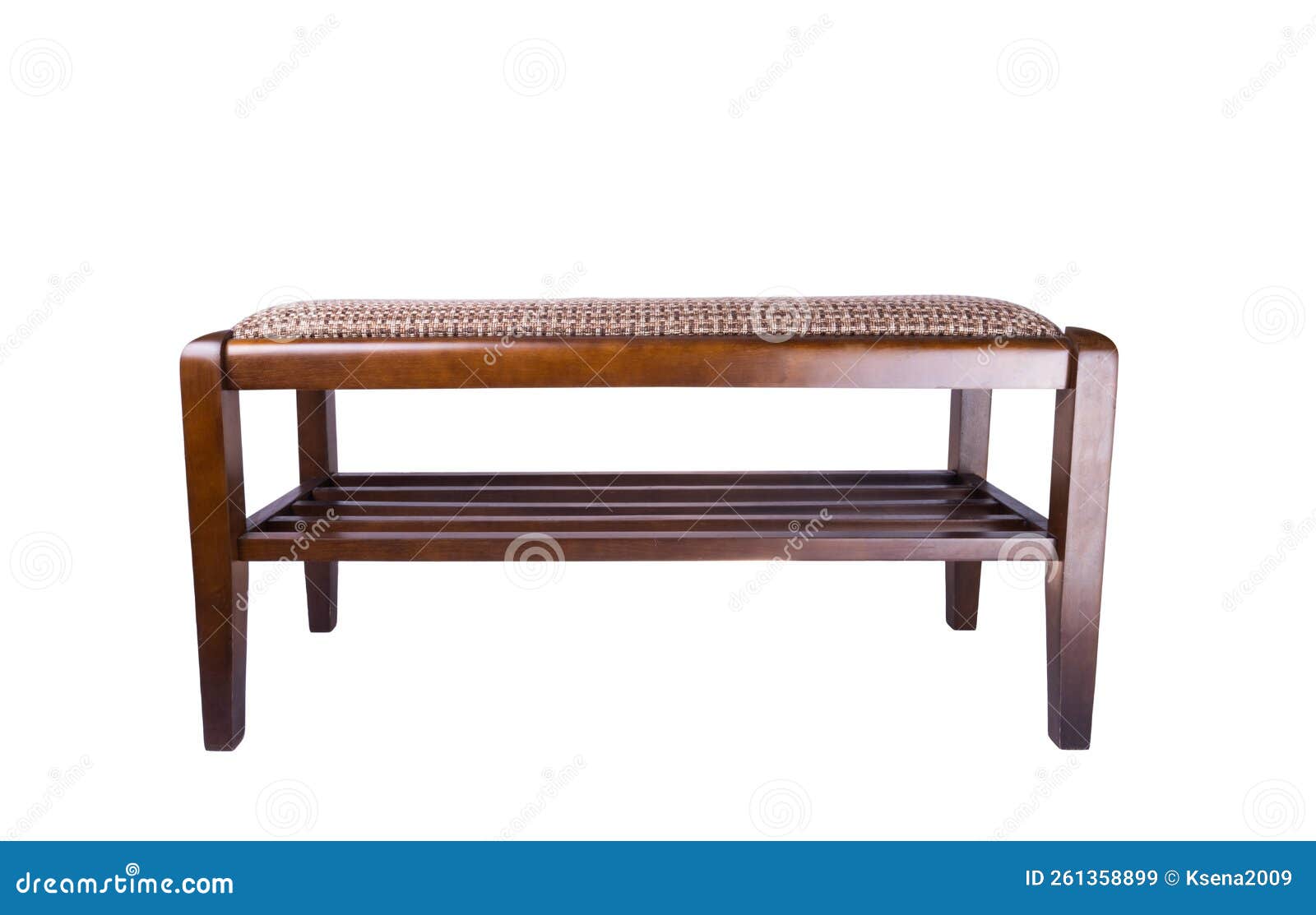 Shoe bench isolated stock image. Image of leather, seat 261358899