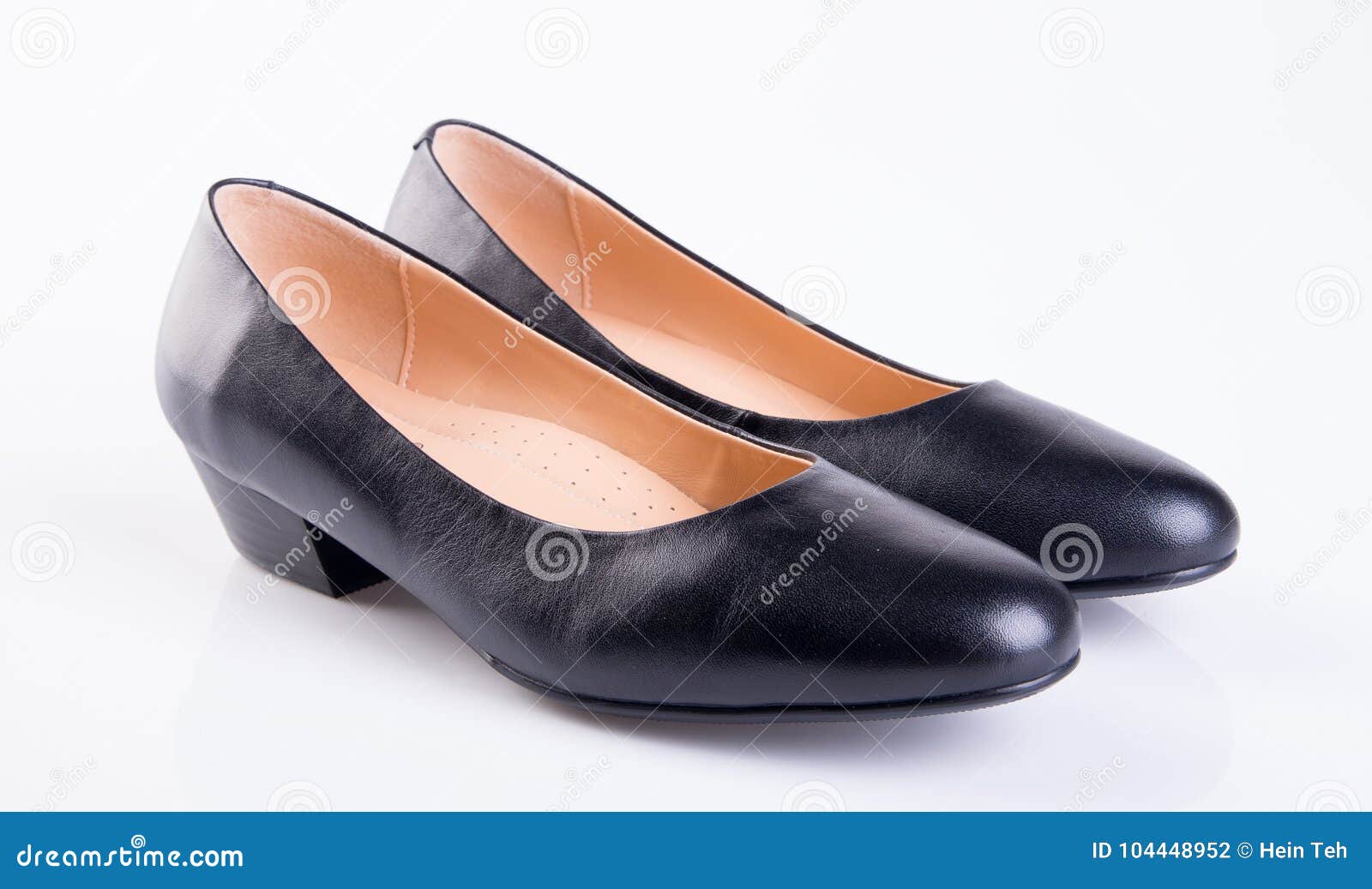 Shoe or Black Color Lady Shoes on a Background. Stock Photo - Image of  accessory, beauty: 104448952