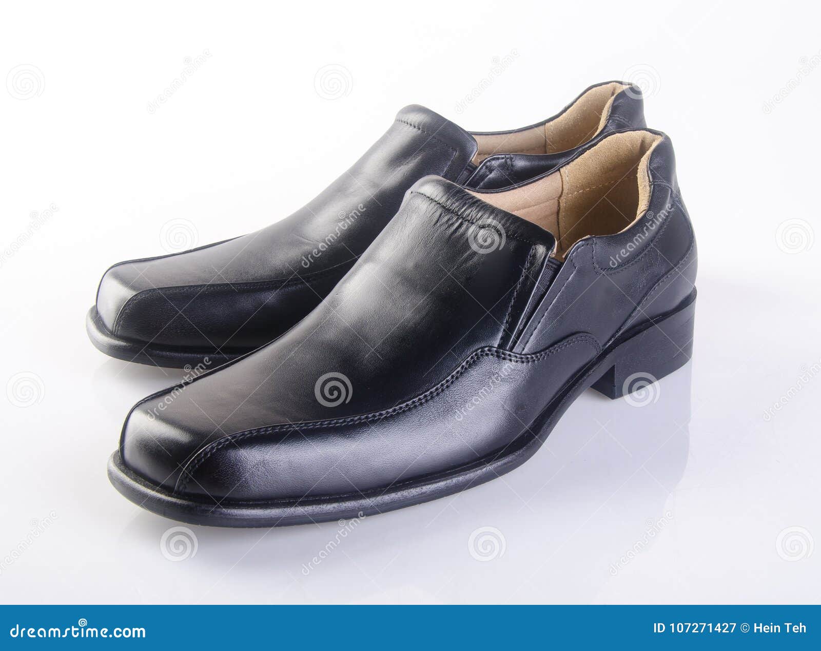 Shoe or Black Color Men S Shoes on a Background. Stock Image - Image of ...