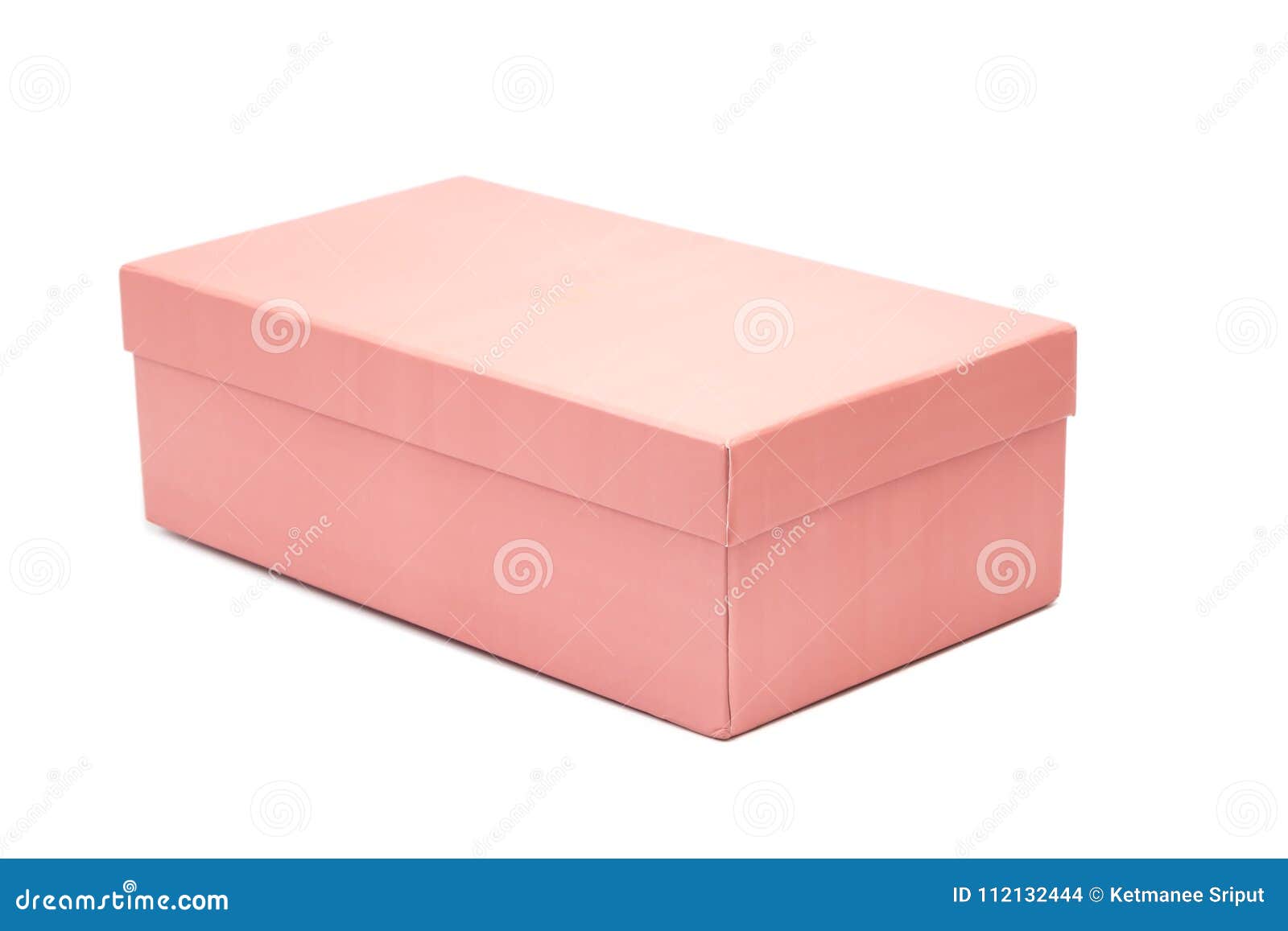 Shoe Box on White Background Stock Photo - Image of background