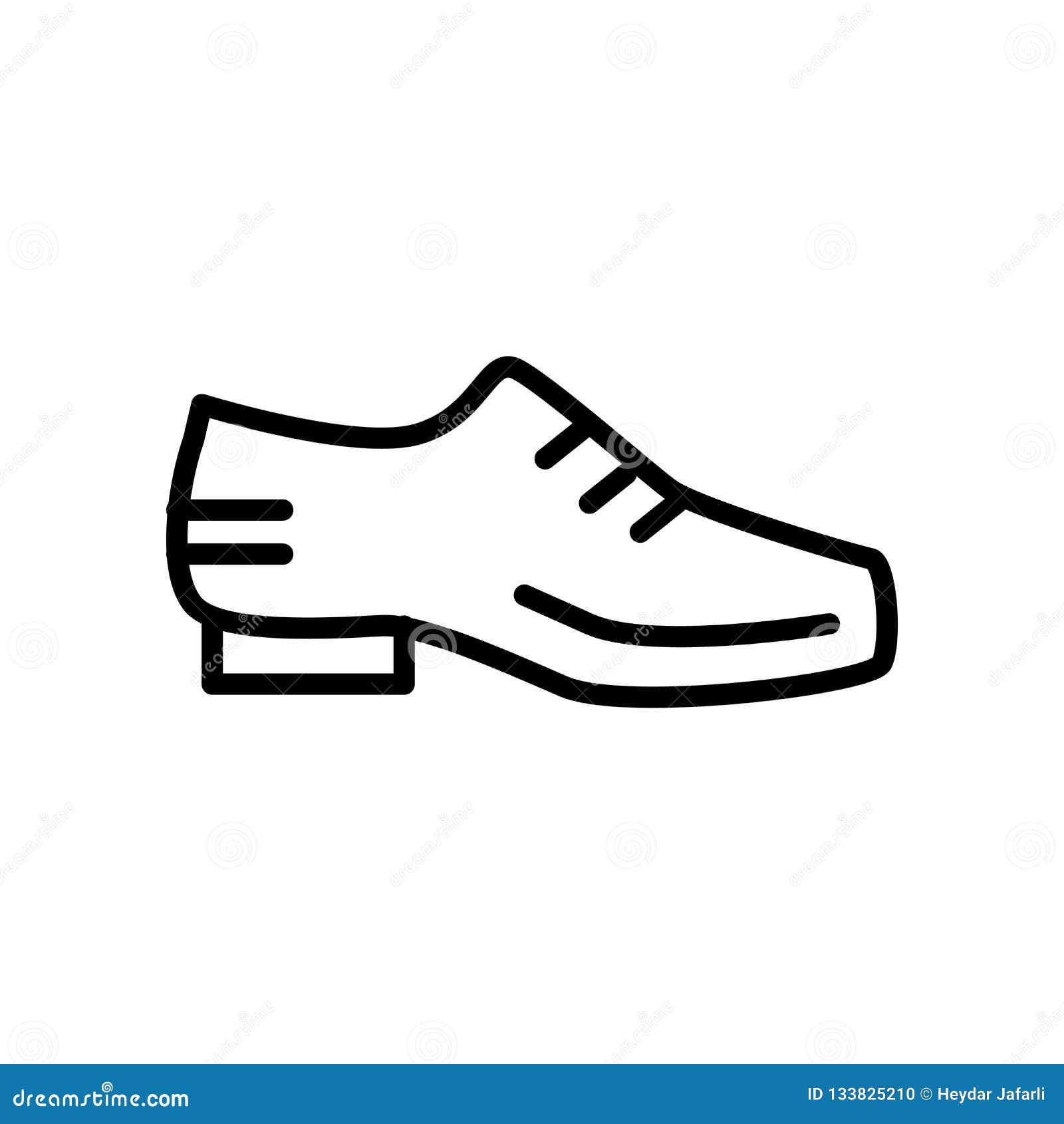 shoe icon vector
