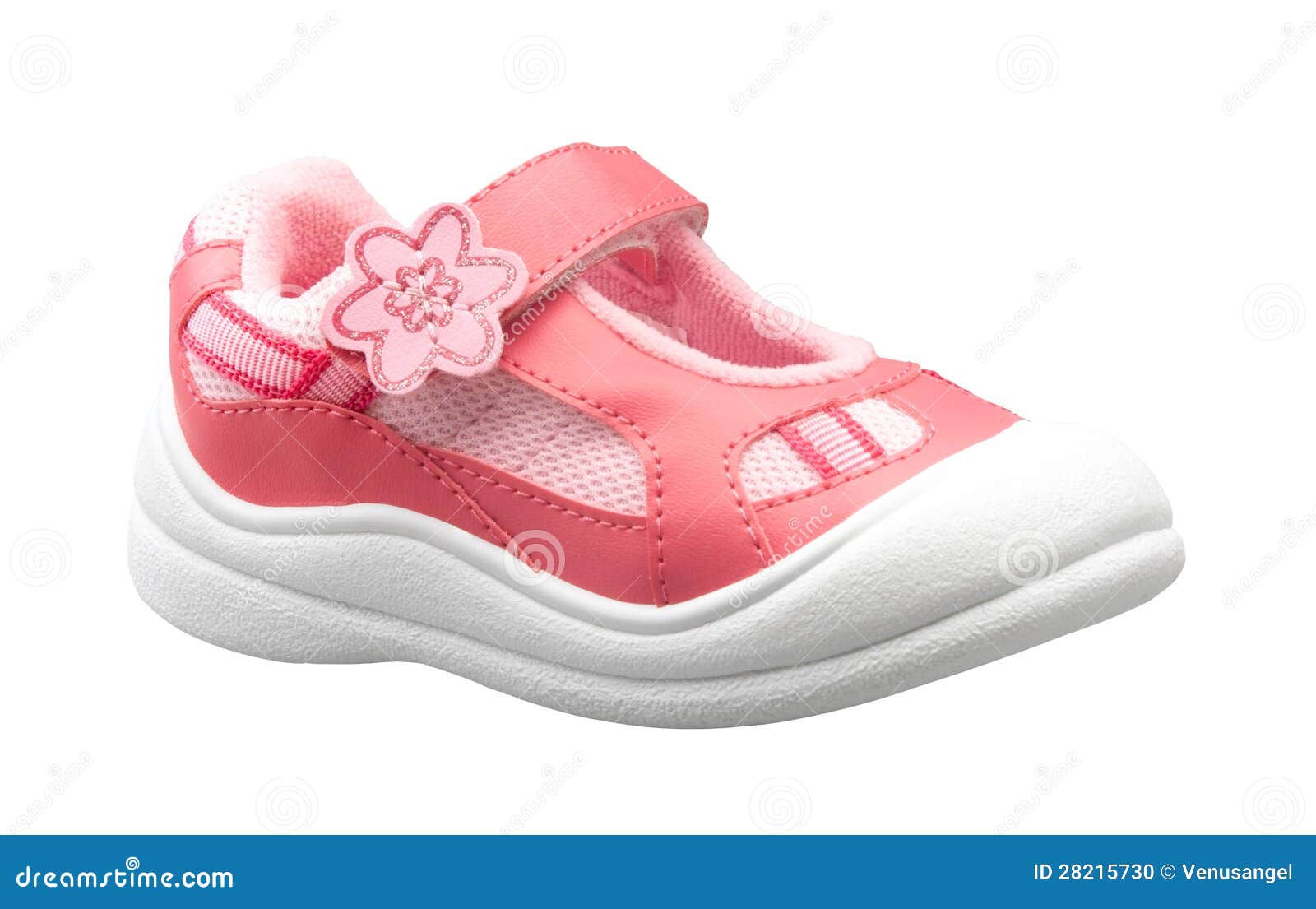 Shoe for a Little Lovely Girl Stock Photo - Image of fabric, toddler ...