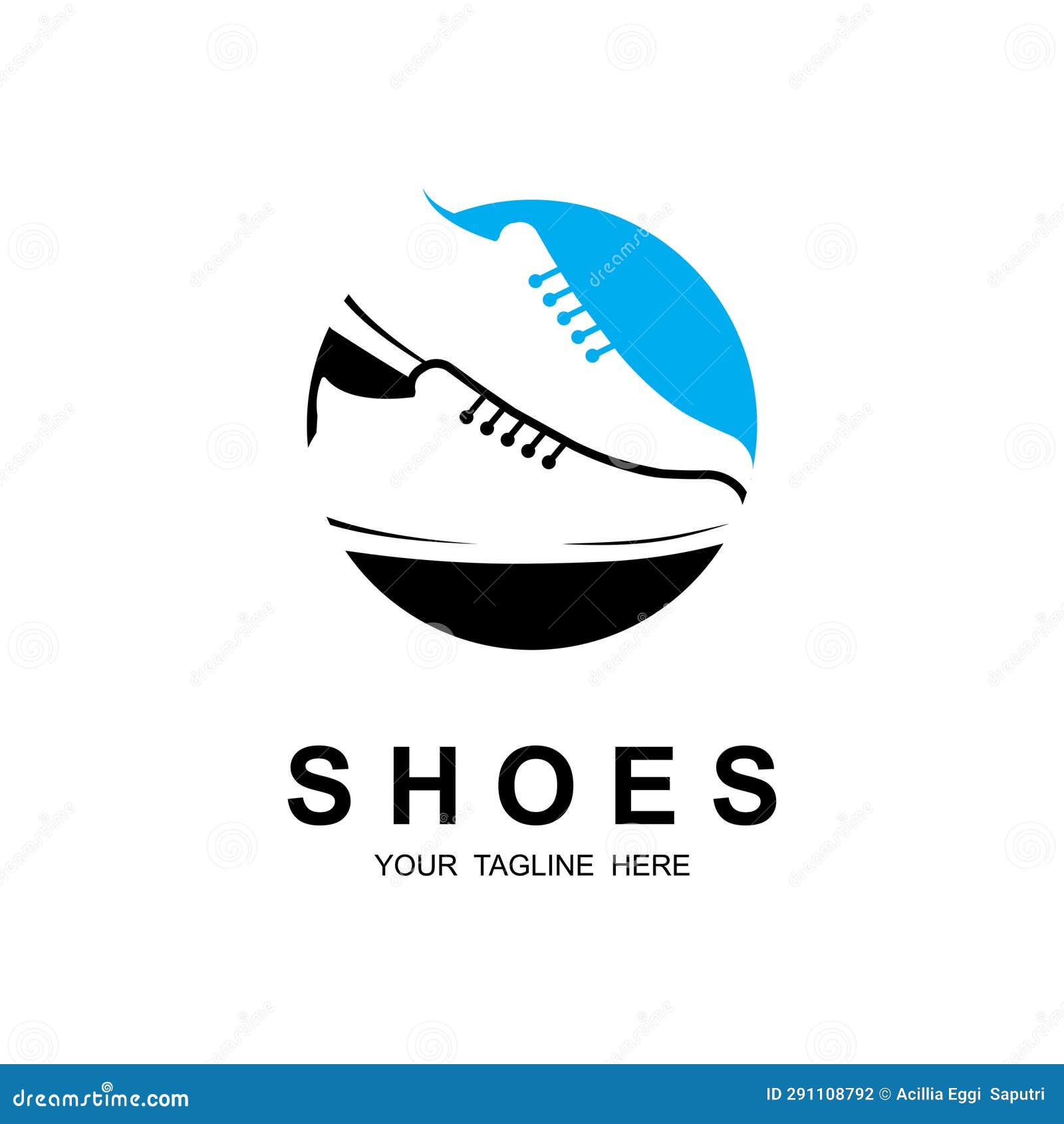 Shoe Logo Vector Icon Illustrtation Design Stock Vector - Illustration ...