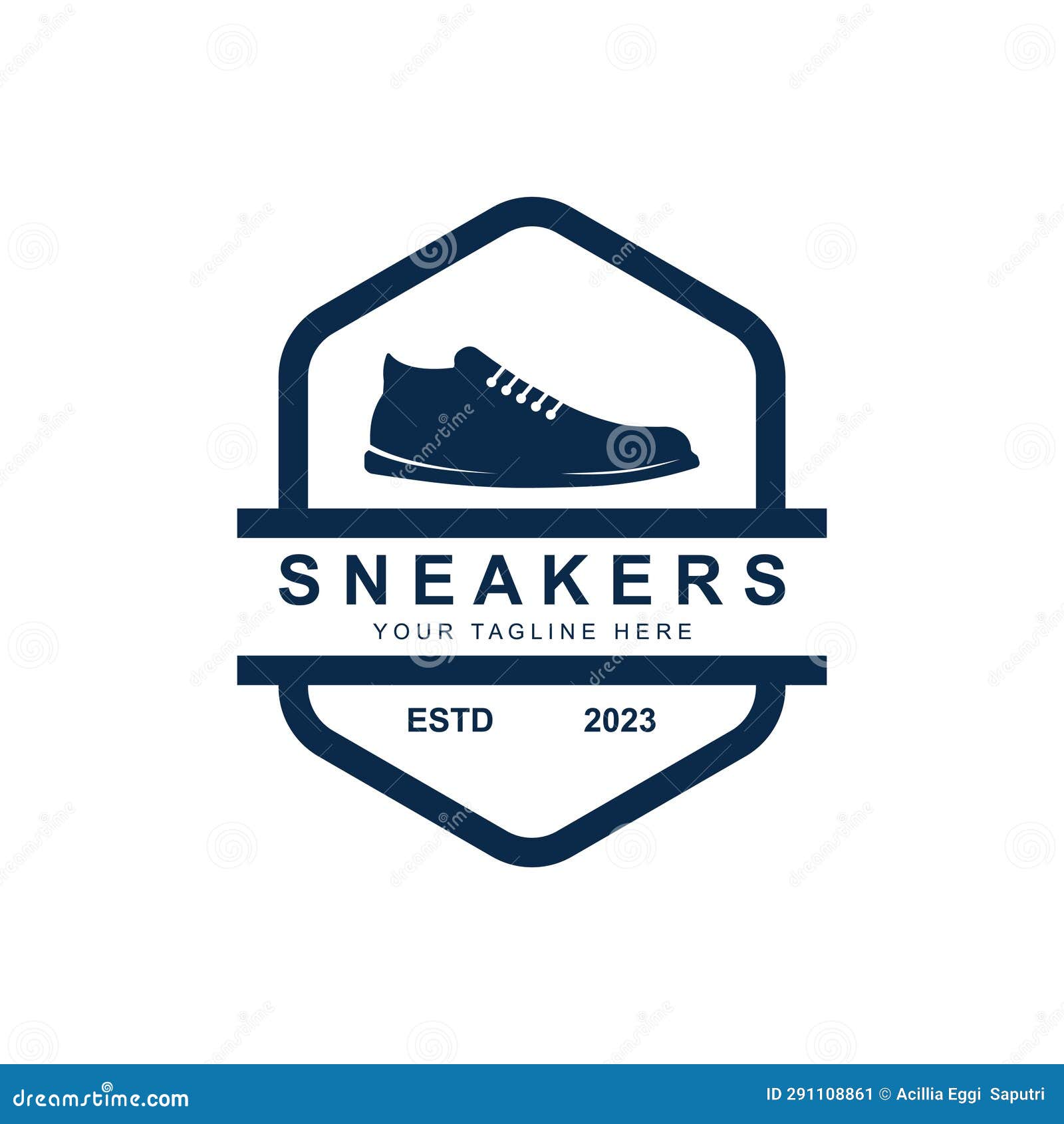 Shoe Logo Vector Icon Illustrtation Design Stock Vector - Illustration ...