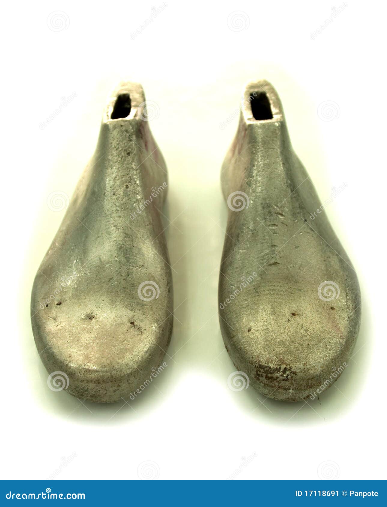 Shoe maker aluminium last stock image. Image of making 17118691