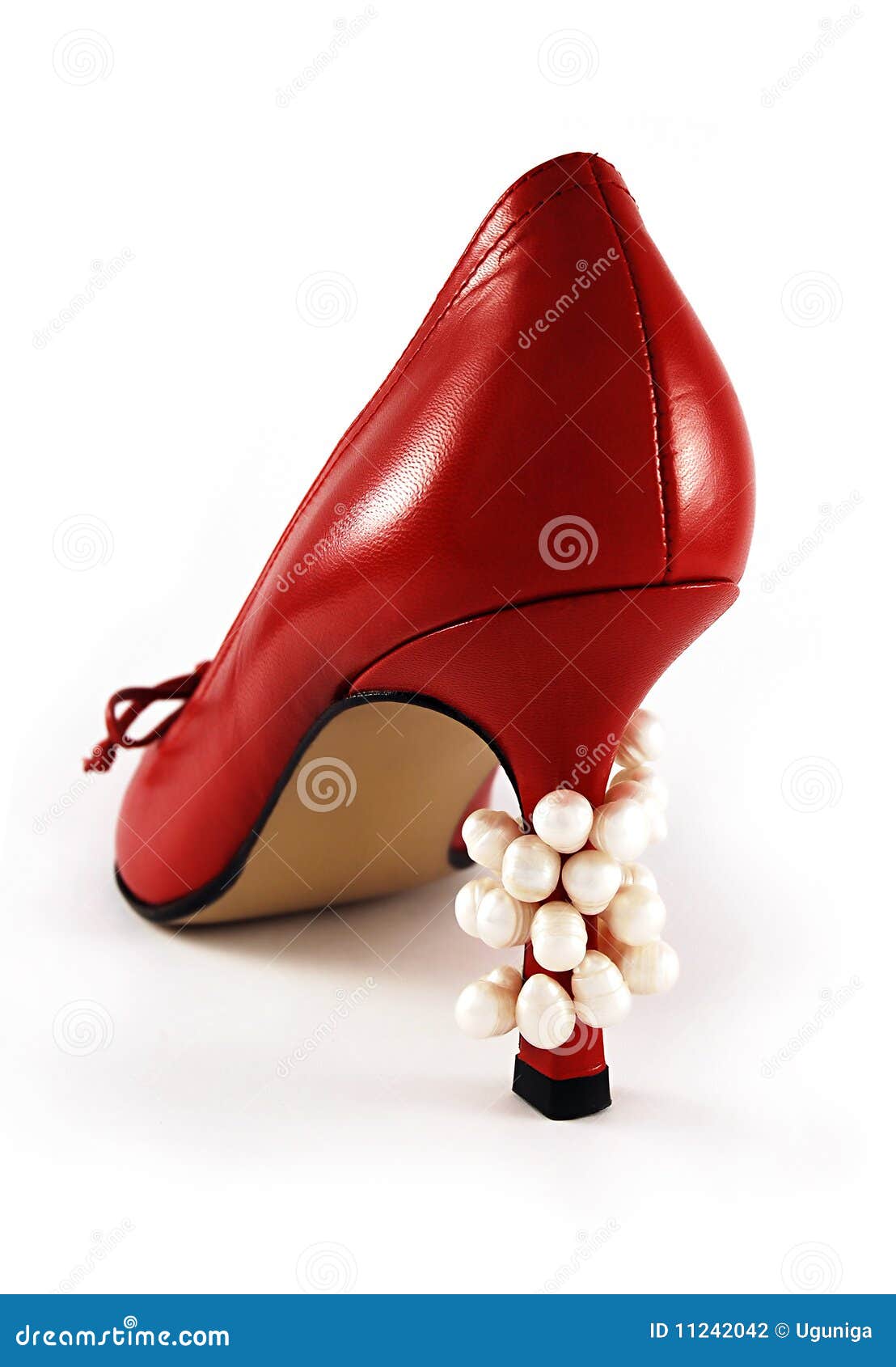 Shoe with pearls stock photo. Image of chic, glamour 11242042