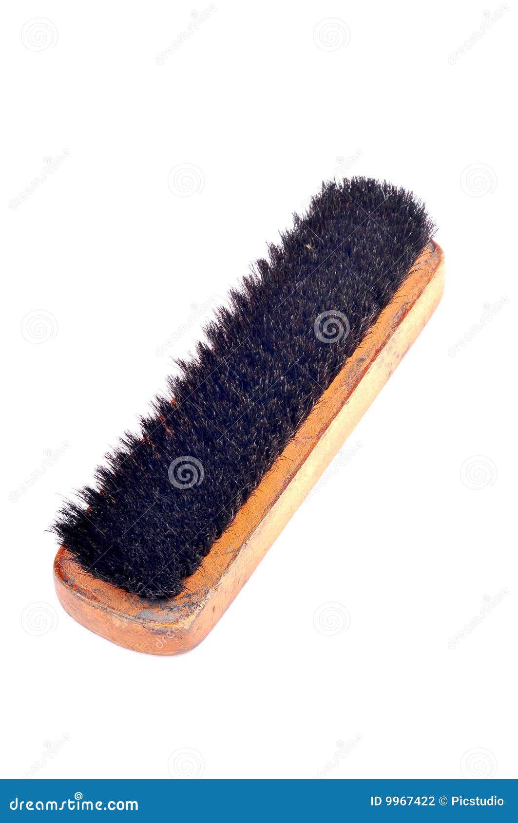 Shoe polish brush stock photo. Image of bristle, brush 9967422