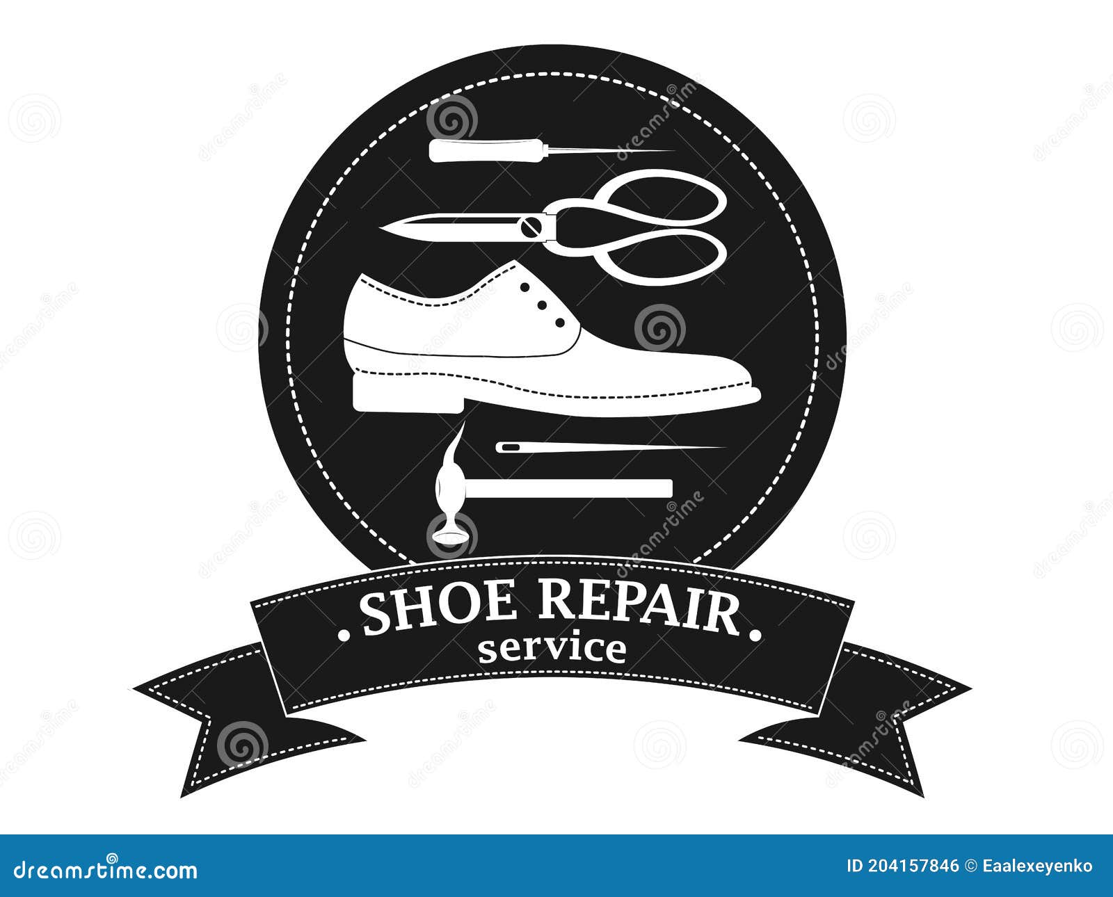 Shoe repair poster Royalty Free Vector Image - VectorStock