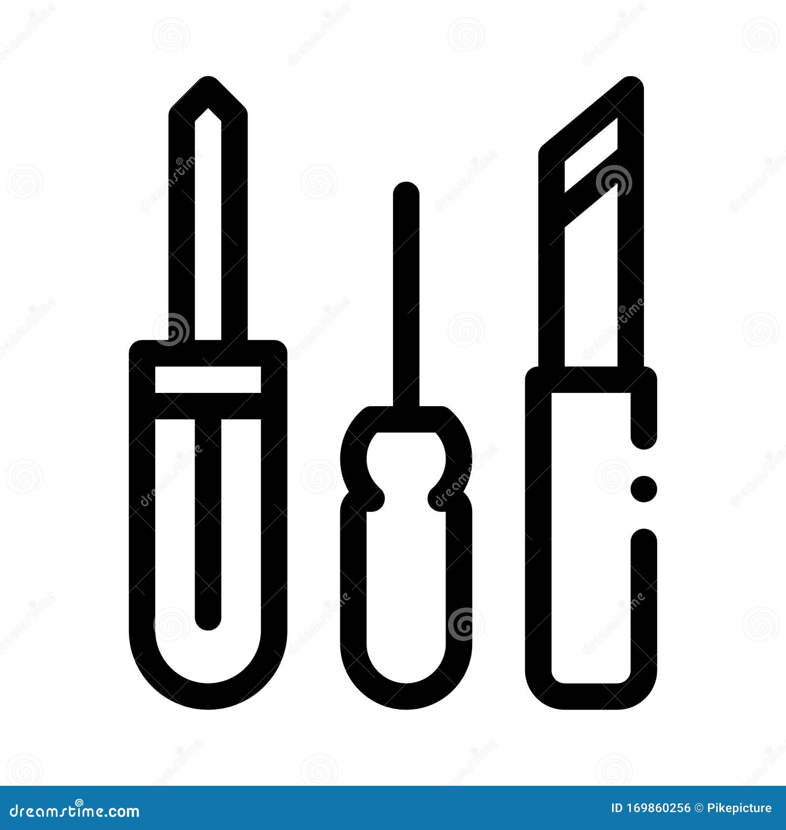 Shoe Repair Tools Icon Vector Outline Illustration Stock Vector ...