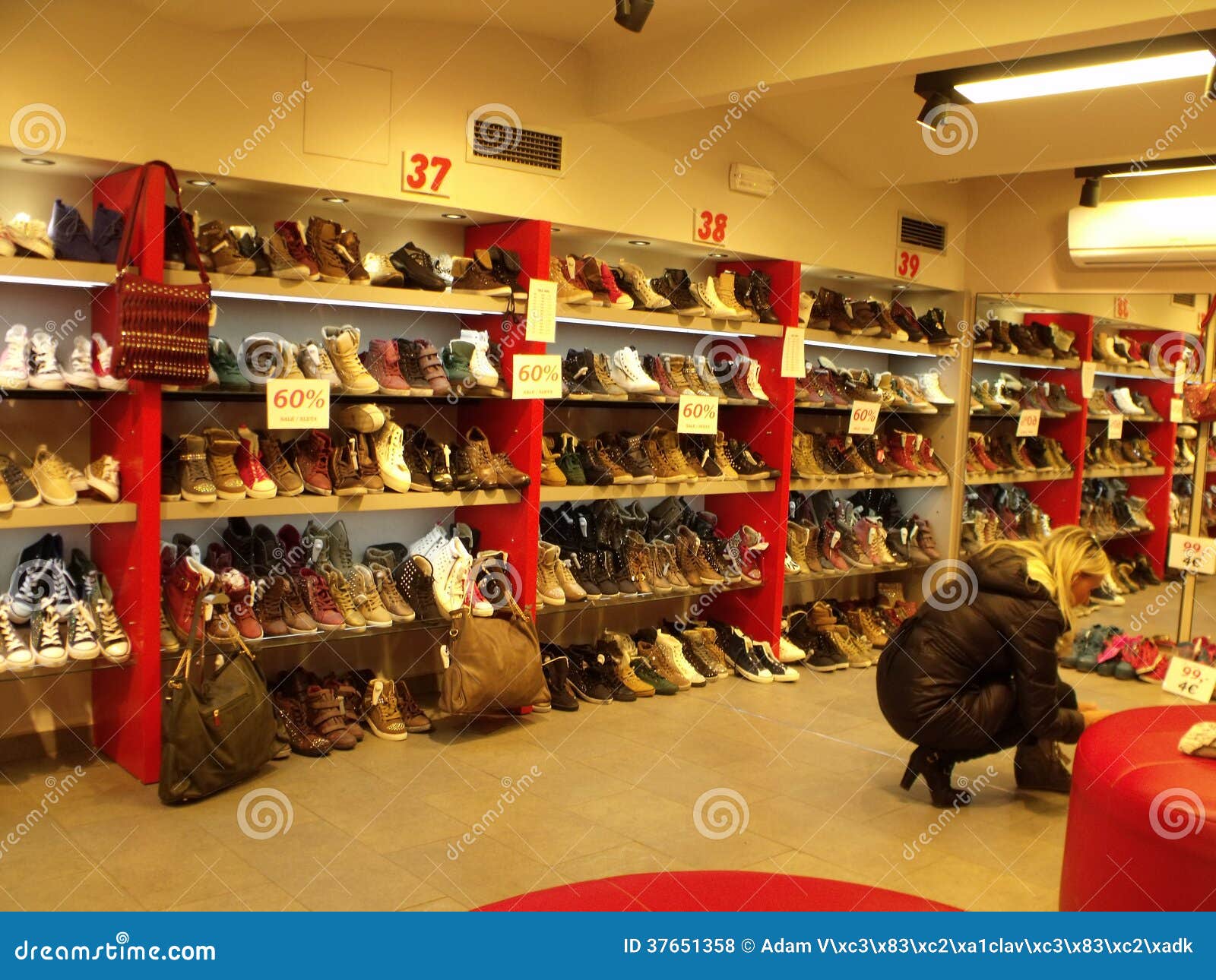 Shoe shop editorial stock photo. Image of pair, selection - 37651358