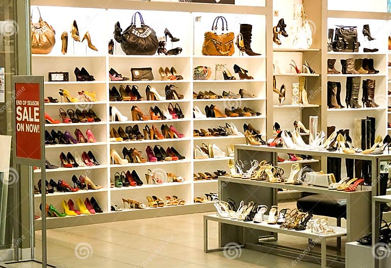 Shoe Shop stock image. Image of shop, stylish, shoe, foot - 3874199