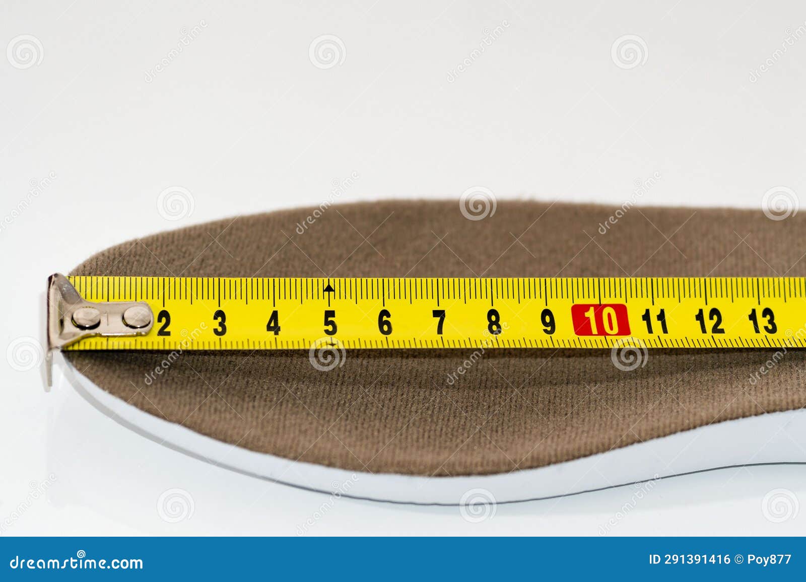 Shoe Size Measurement. Measure Tape Measure Insoles Stock Photo - Image ...