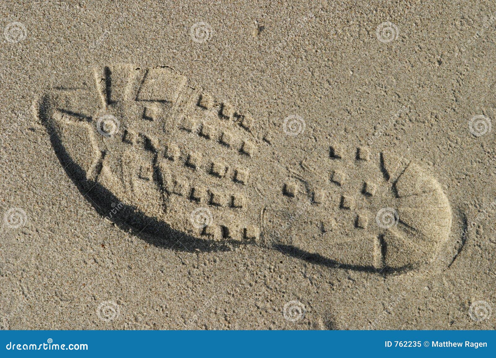 Shoe Tread In Sand Royalty Free Stock Photo Image 762235