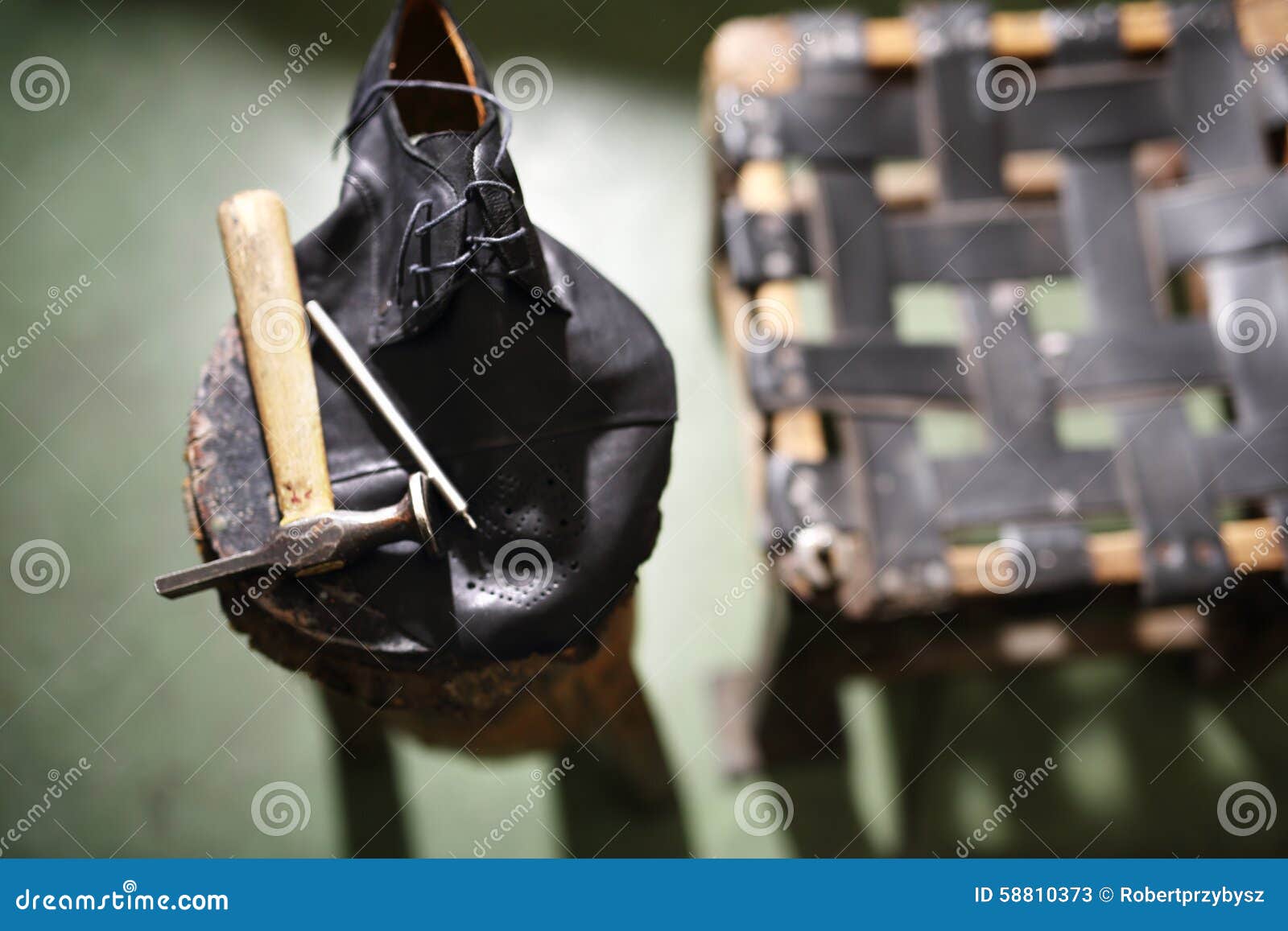 Shoemaker S Sewing Accessories Stock Image Image of