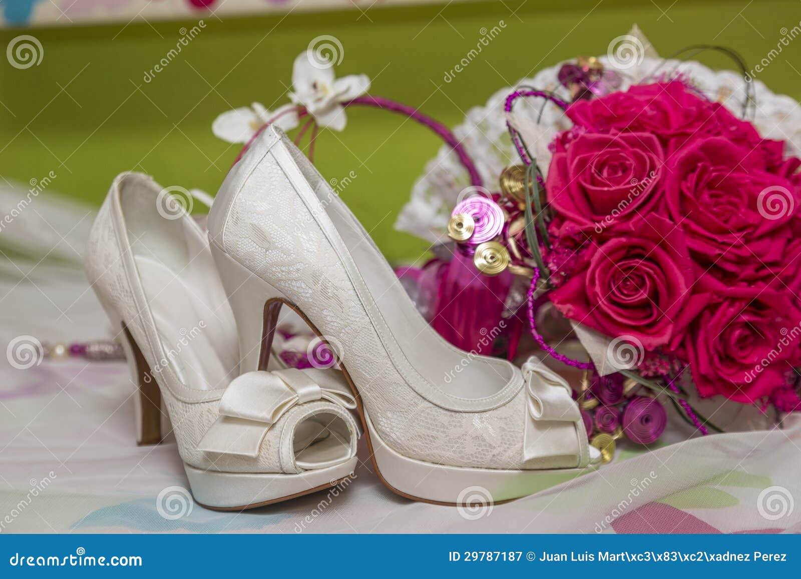 Bridal Shoes and Accessories Stock Image Image of bracelets, pending 29787187